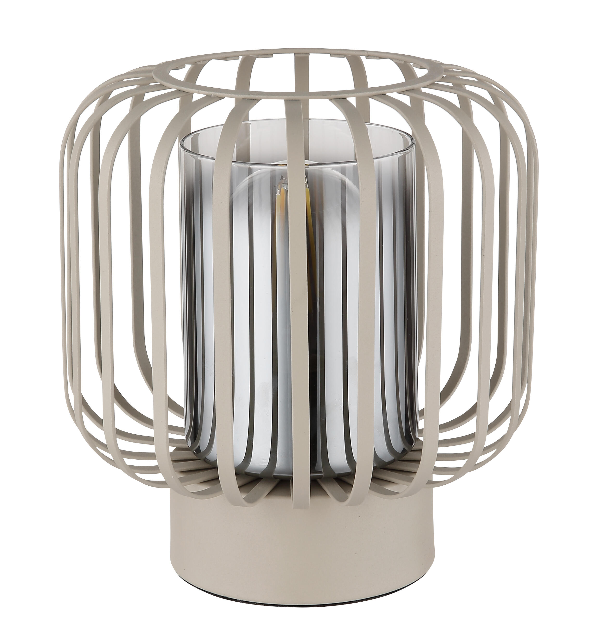 Candeeiro de mesa Globo E27 bege - 3