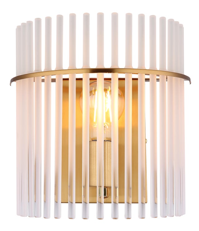Candeeiro de parede sem lâmpada incluída Gorley E27 1 luz amarelo Globo