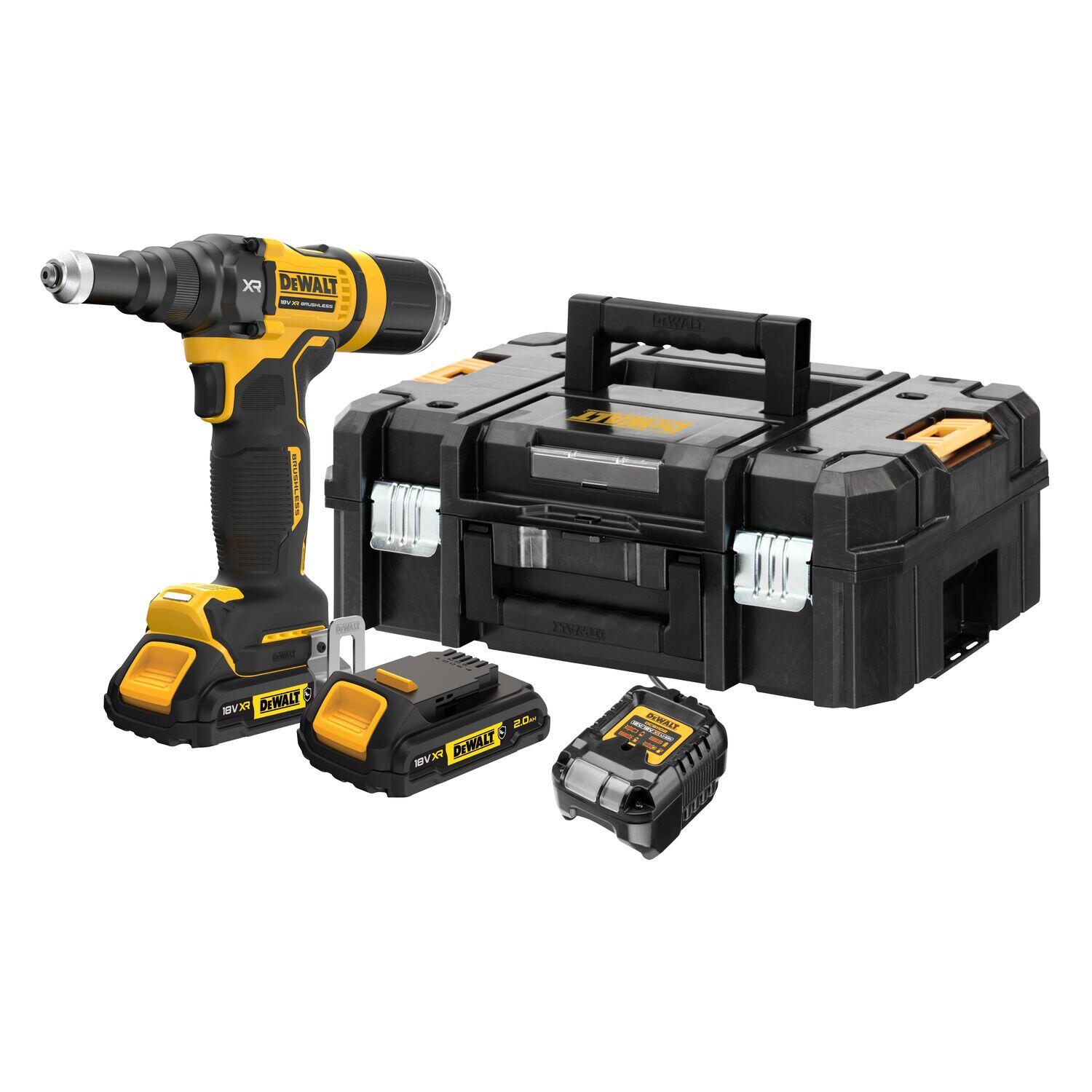 Dewalt Remachadora Stanley 18V 2 Bat 2Ah , Leroy Merlin