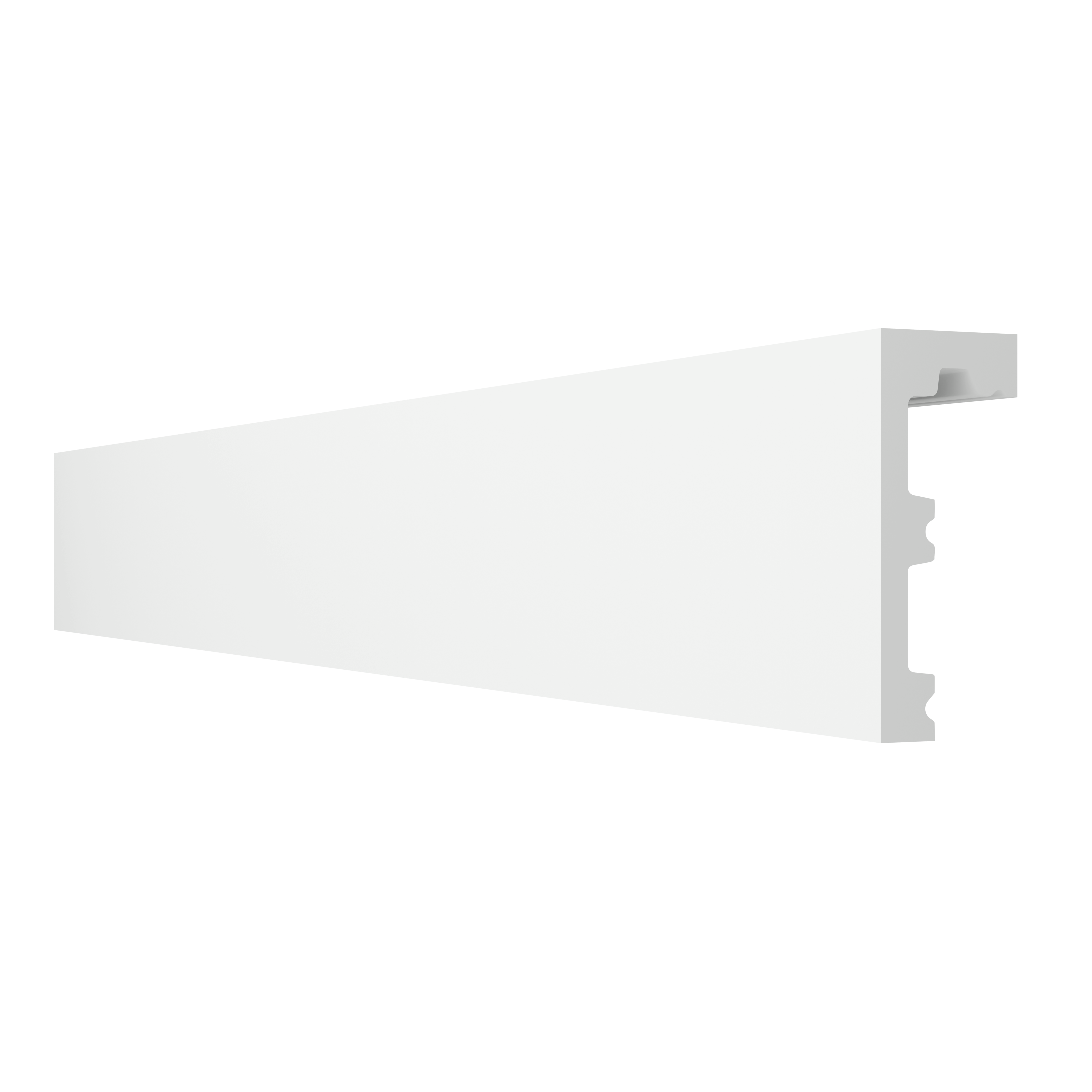 Listwa karniszowa LK-1 do LED z polimeru 10 x 300 cm