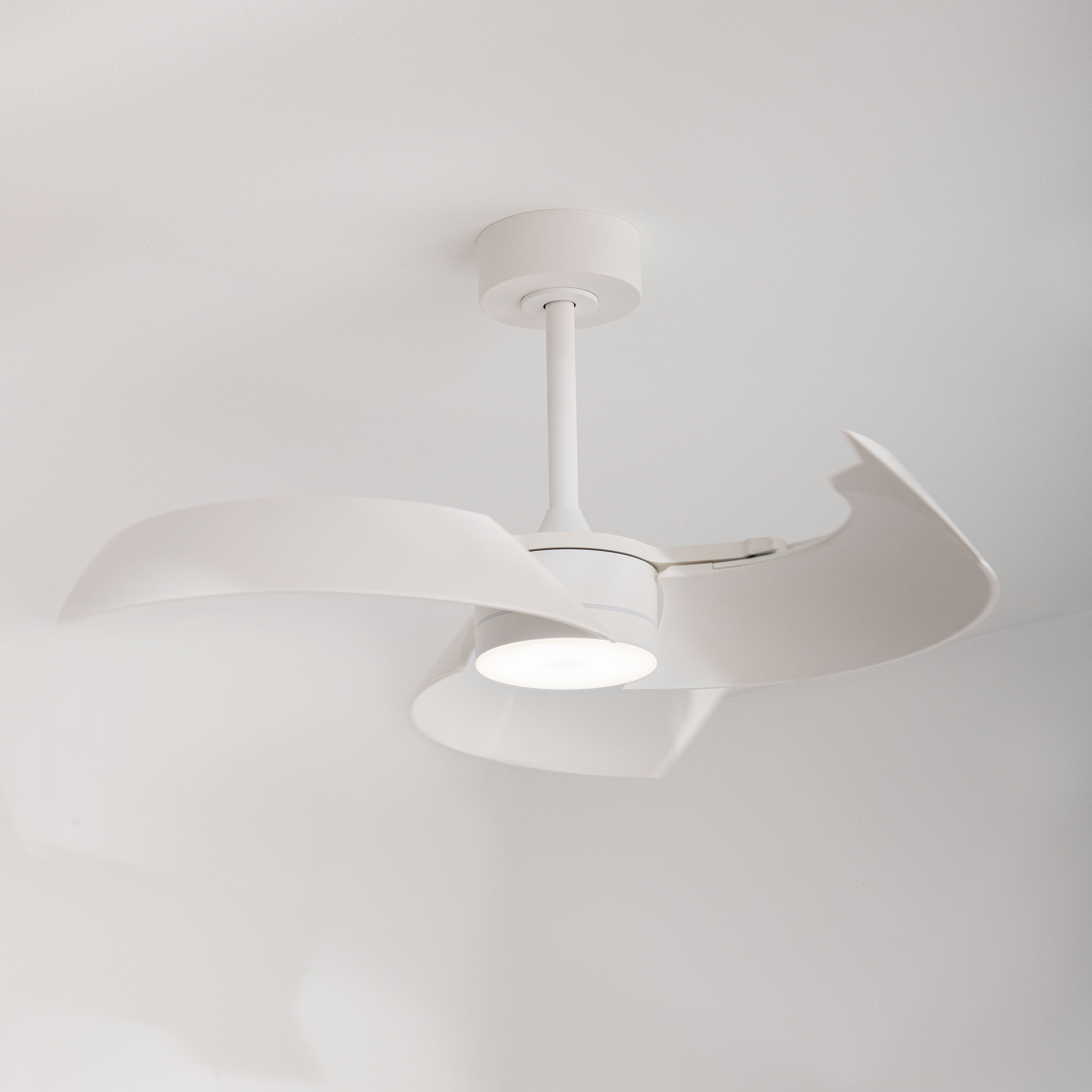 Ventilateur de plafond LED connecté silencieux, Cadix, INSPIRE SIGNATURE, blanc - 2