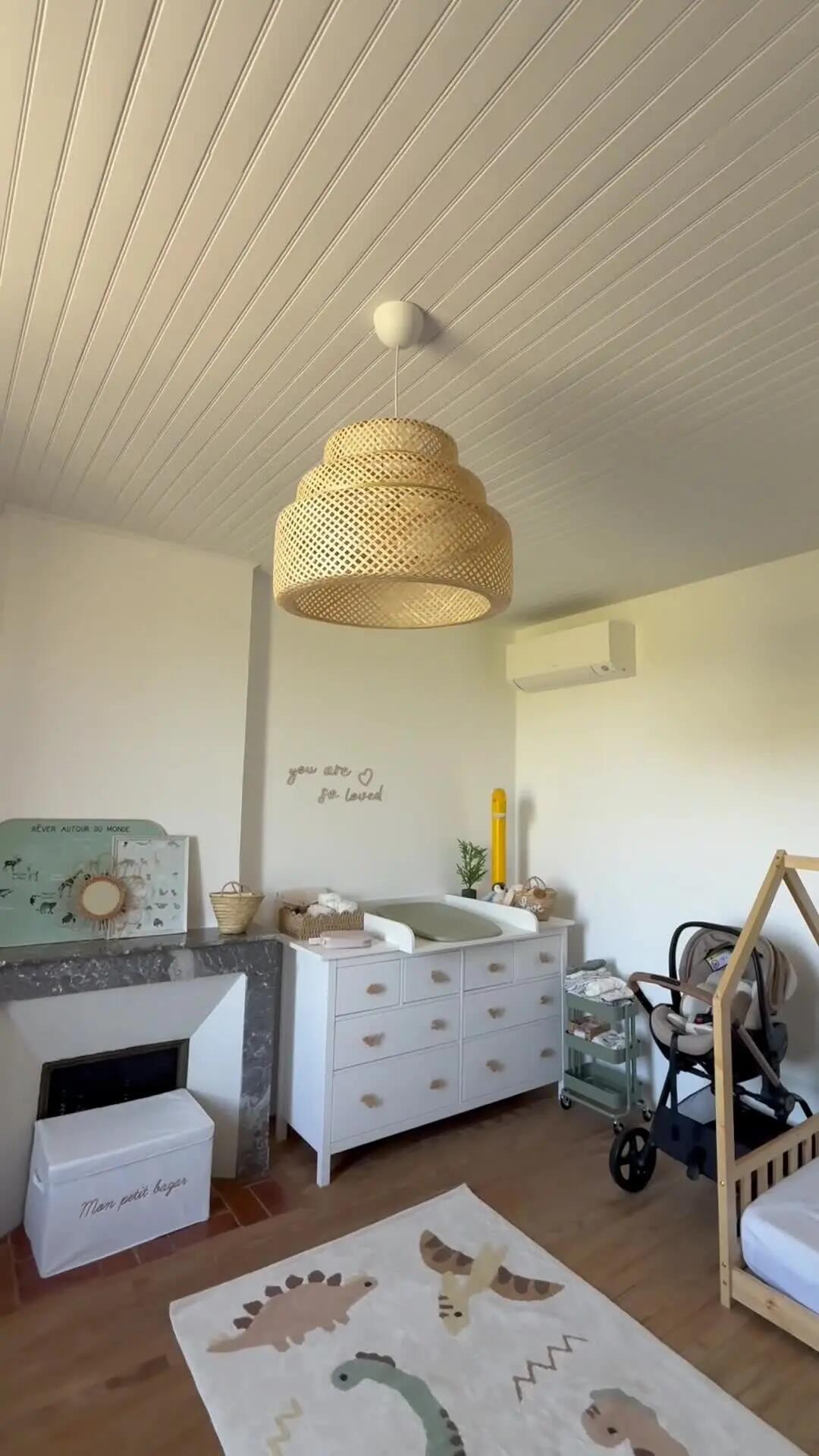 Suspension Palanga bambou, beige, Diam.55 cm INSPIRE, E27 - 7