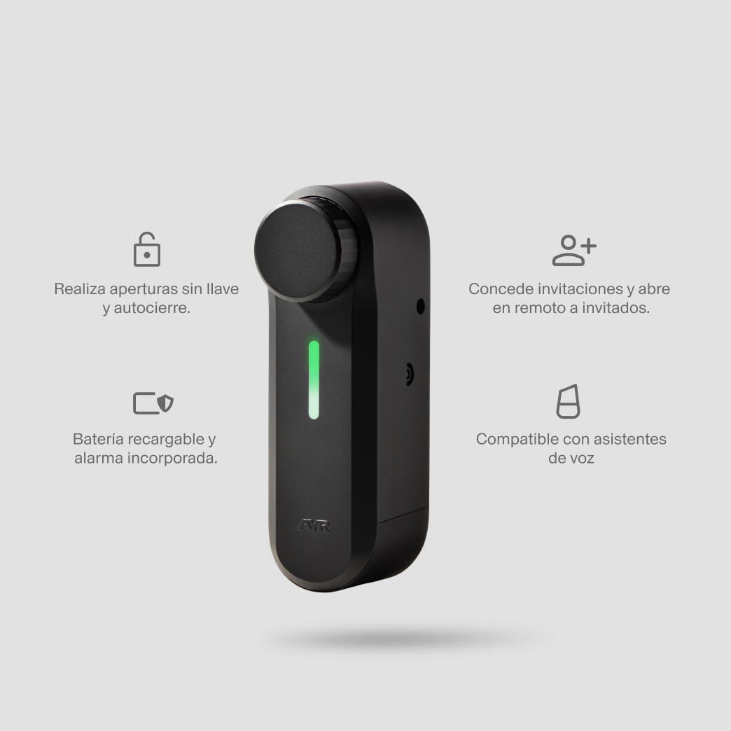 CERRADURA ELECTRÓNICA INTELIGENTE SMARTLOCK PASS NEGRA - 4