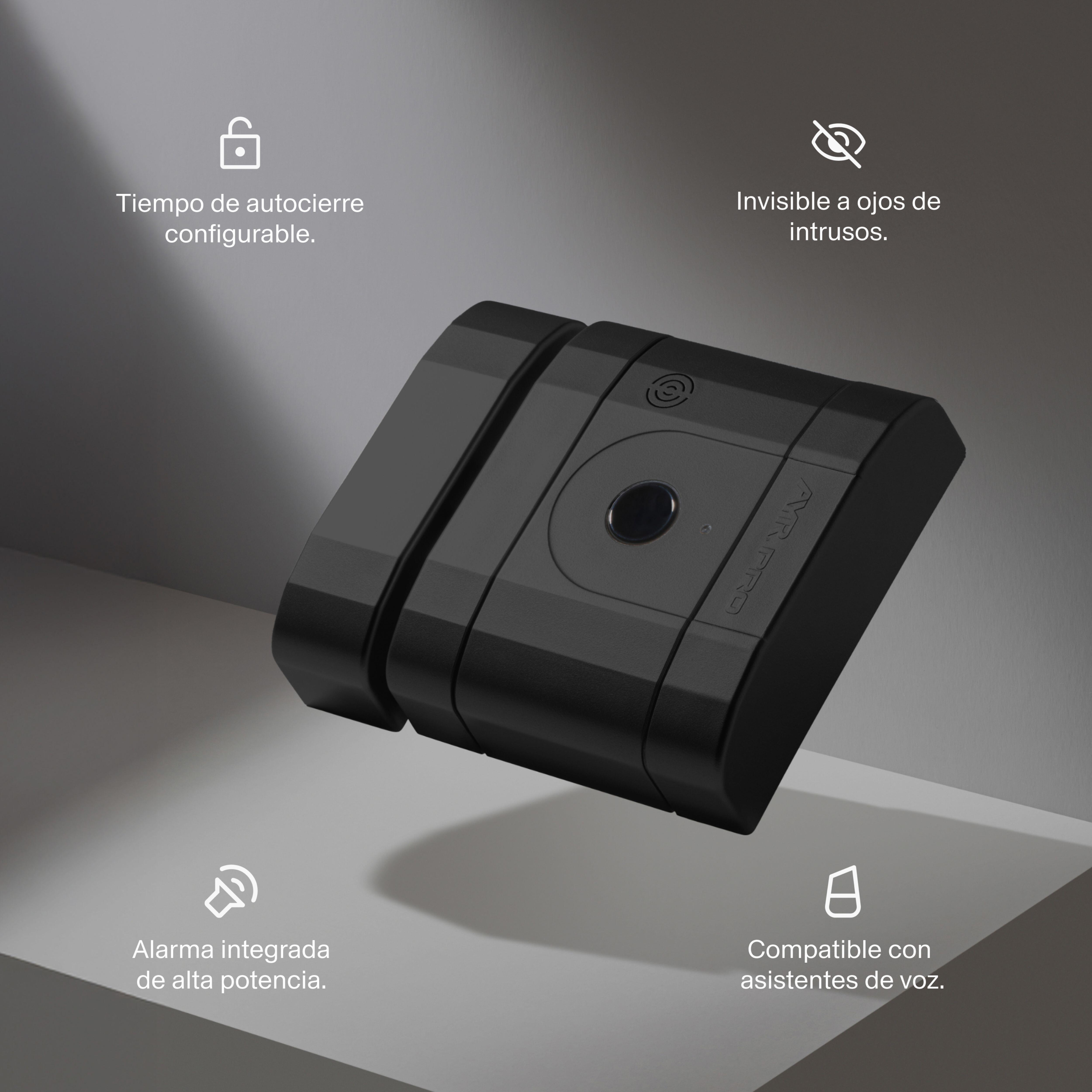 CERRADURA INVISIBLE INTELIGENTE LOCK PRO NEGRA - 5
