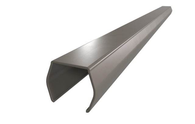 Languette poteau pvc CLEA, P.3 cm x l.2,7 cm x H.230 cm