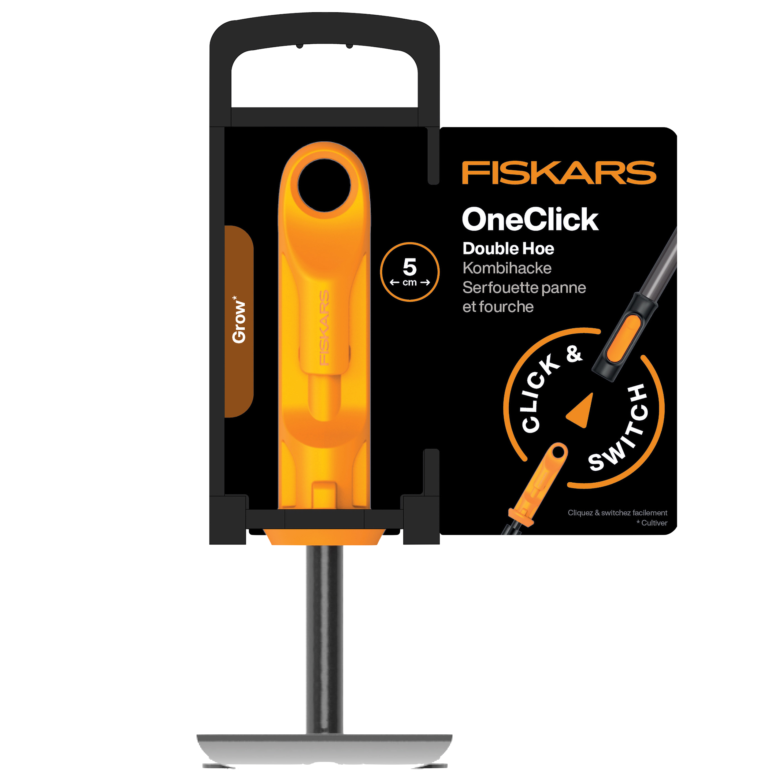 Motyczka z widełkami głowica OneClick Fiskars - 7