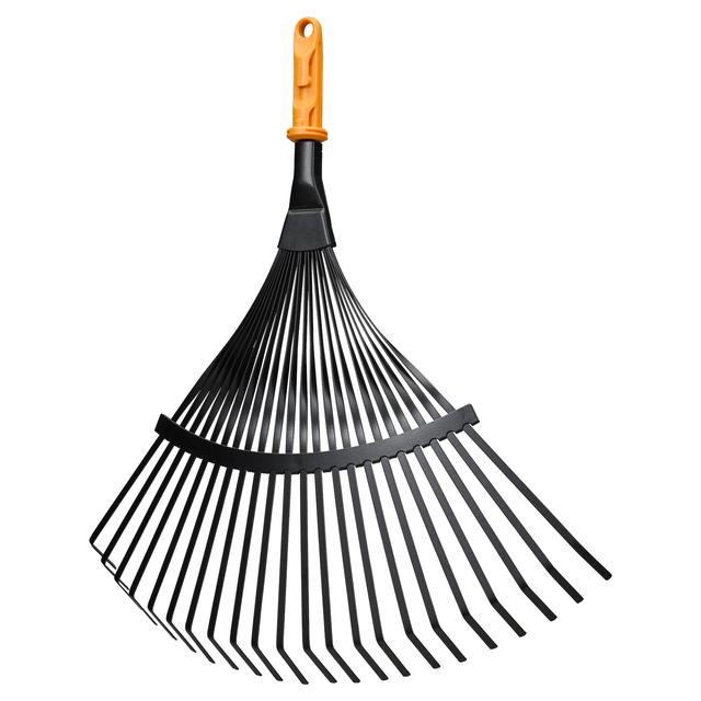 Grabie wachlarzowe do liści 42 cm głowica OneClick Fiskars