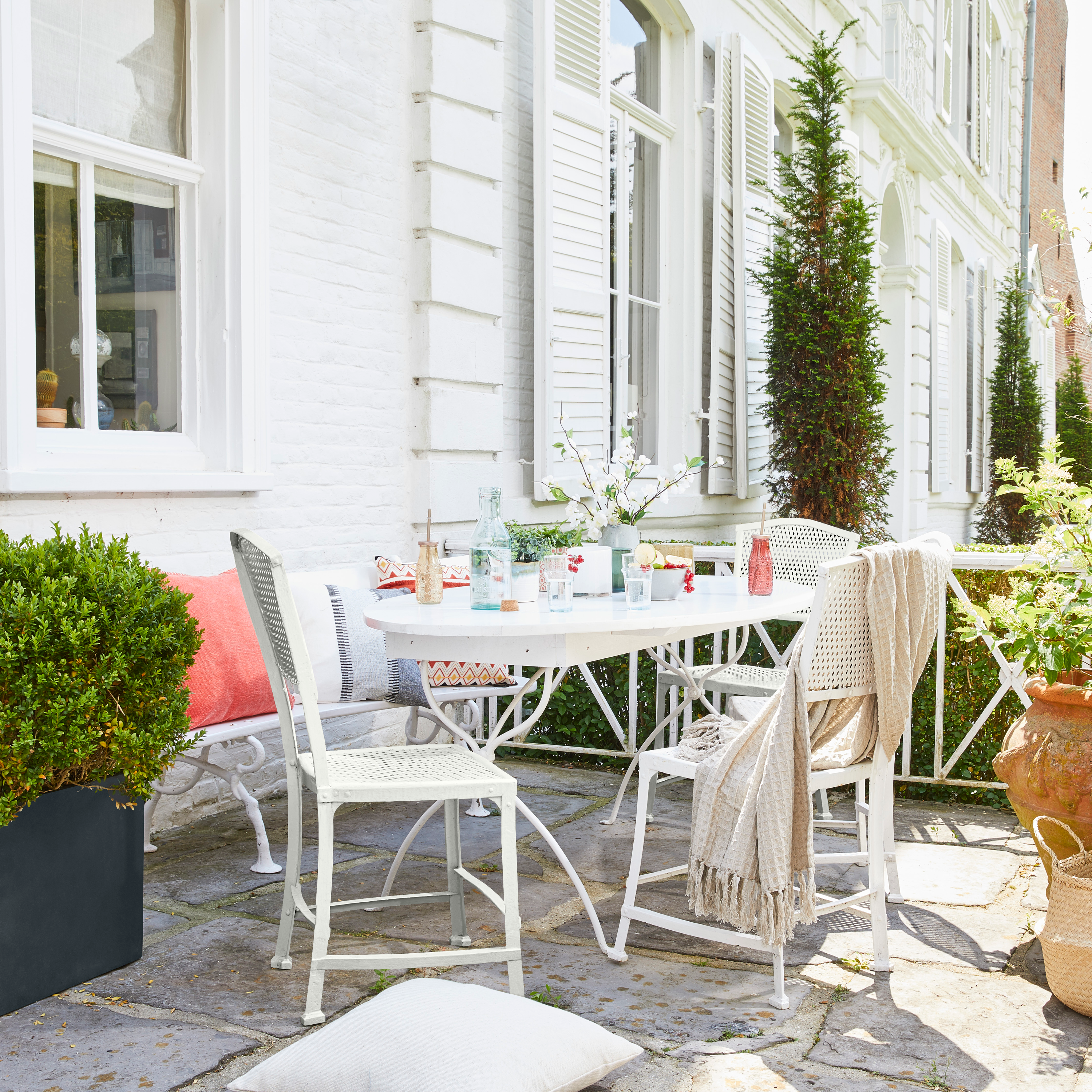 Peinture extérieure bois, fer, plastique LUXENS blanc satiné 2l - 4