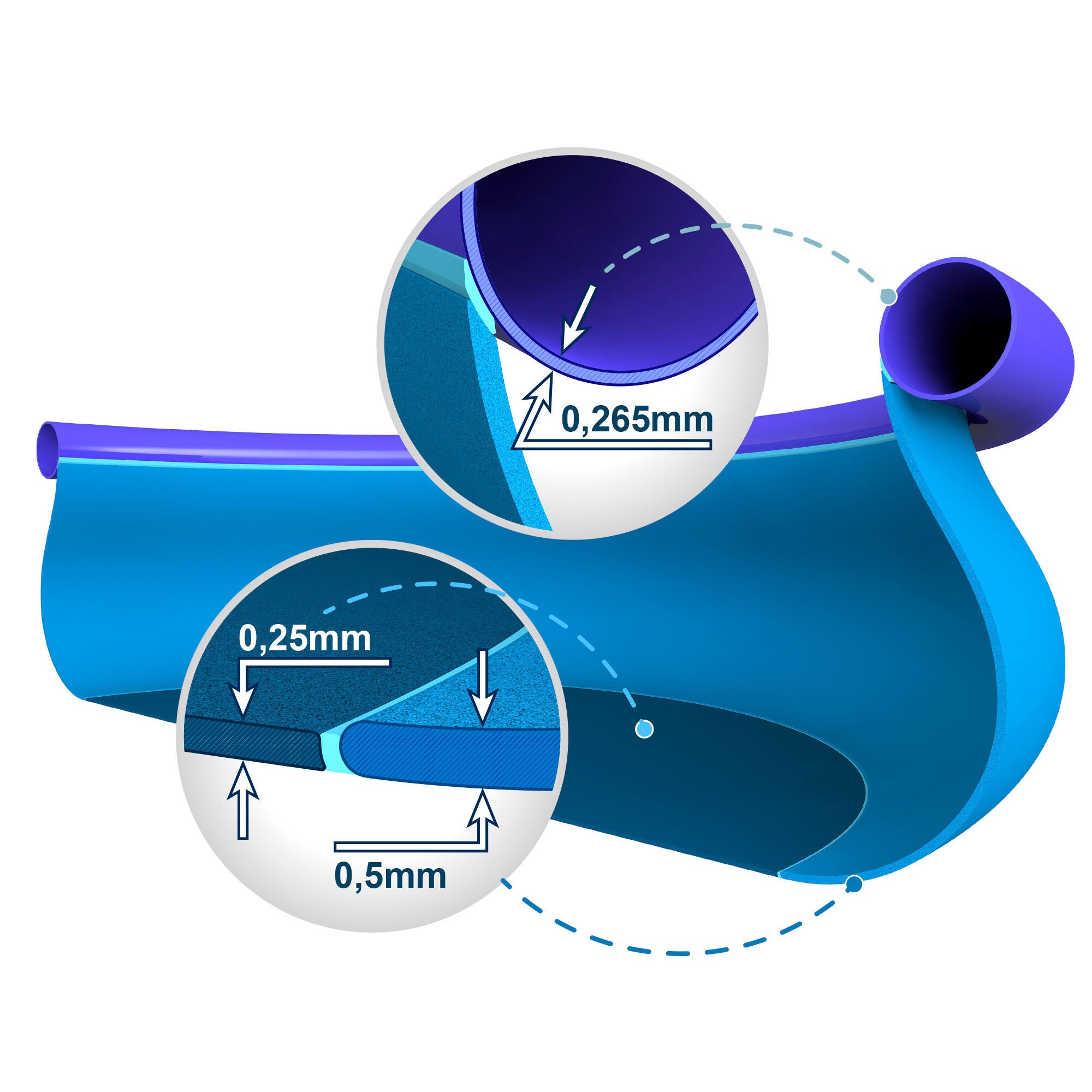 Piscina insuflável de pvc 305x61 cm redonda Intex - 9