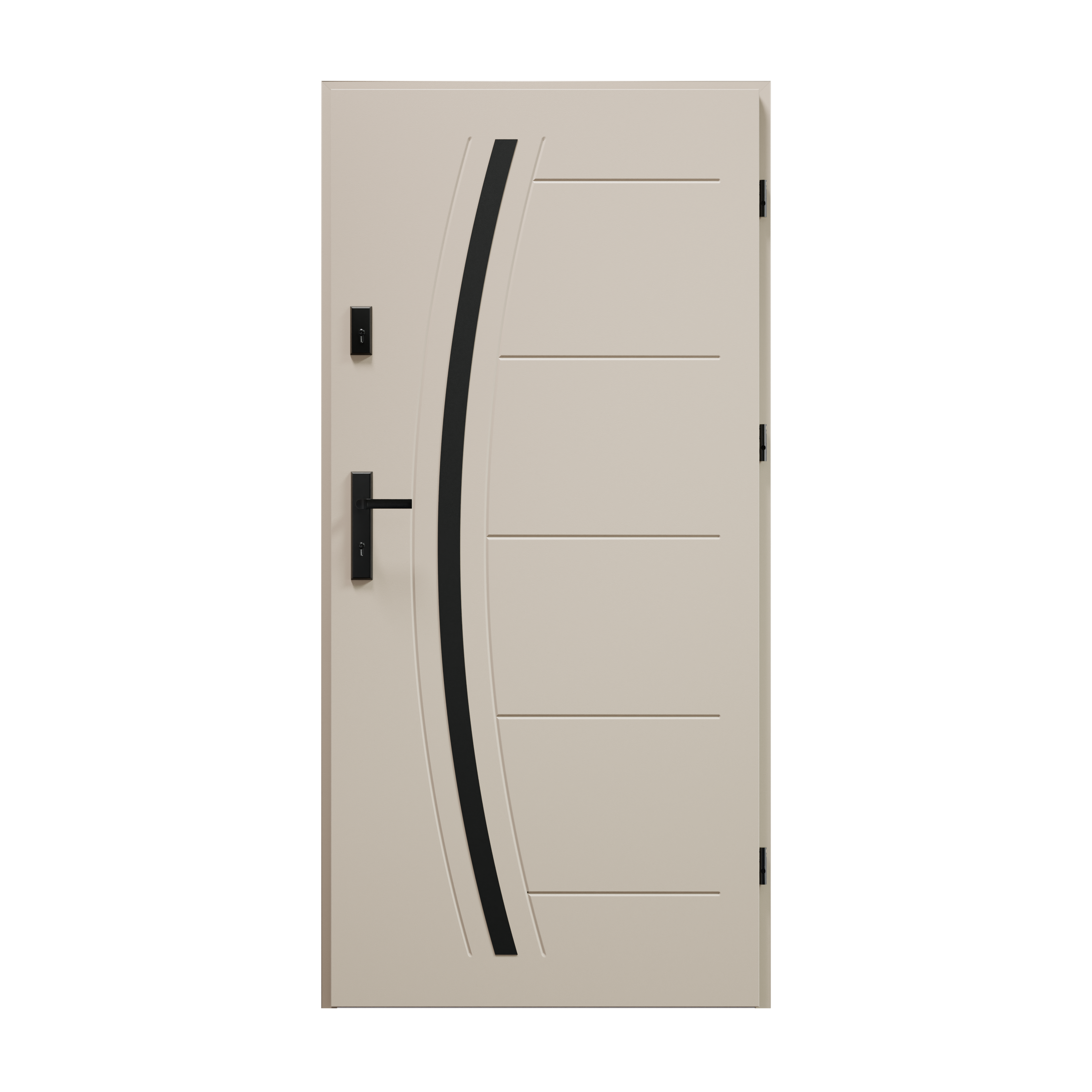 Drzwi zewnętrzne stalowe wejściowe 90 prawe S68 Helios Kashmir O.K.DOORS
