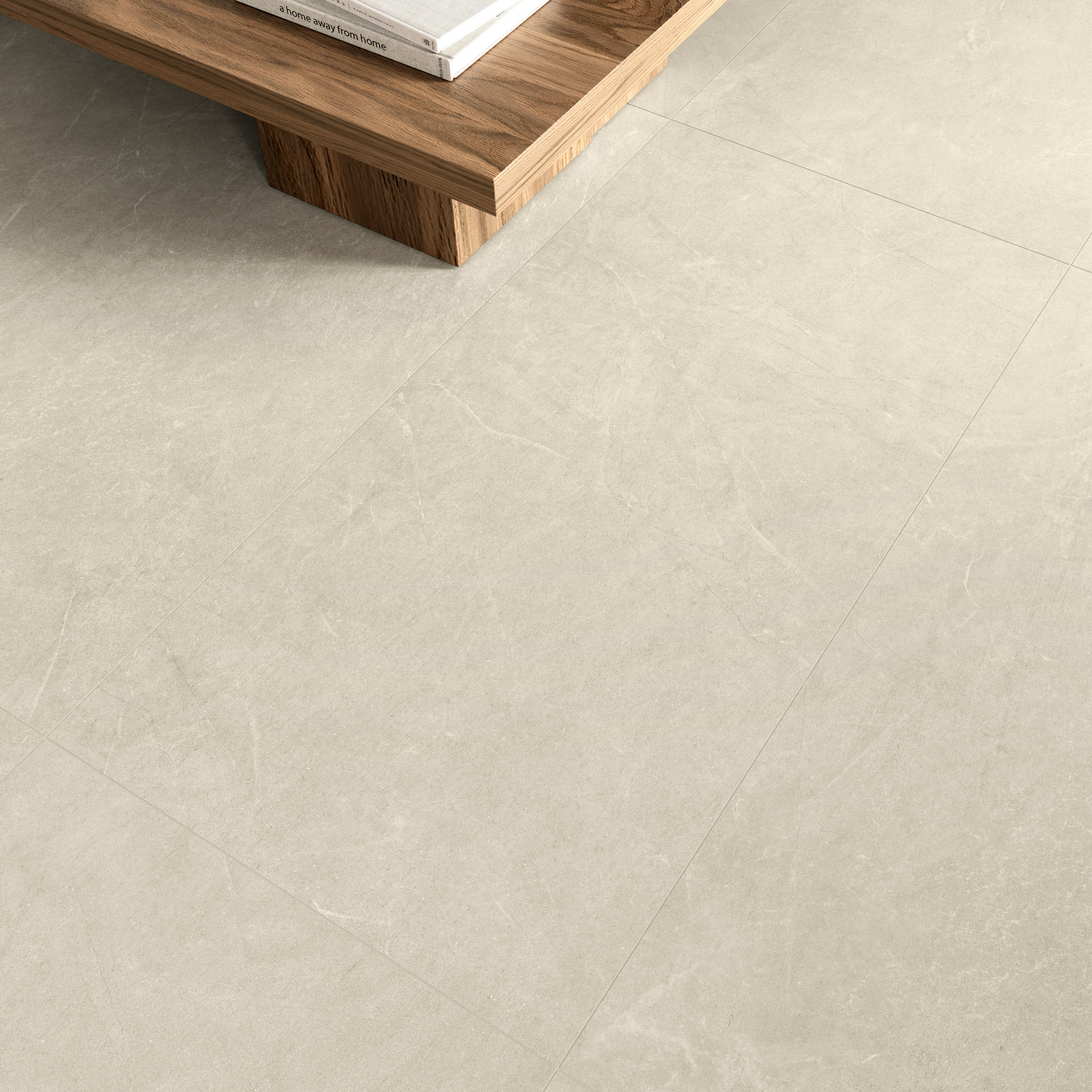 Carrelage sol/mur intérieur effet pierre ivoire Master l.60xL.120cm x Ep.8.5mm - 2