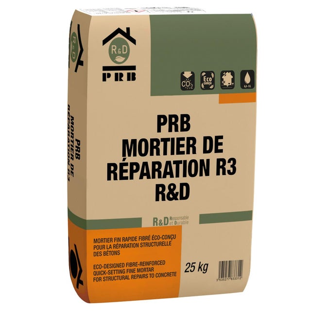  PRB MORTIER REPARATION R3 R&D 25 KG
