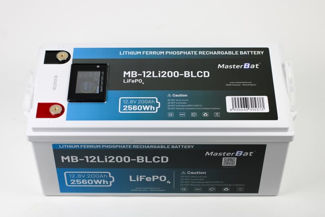 BATERÍA LITIO BLUETOOTH CON PANTALLA LCD 12V 2.4KWH 200AH