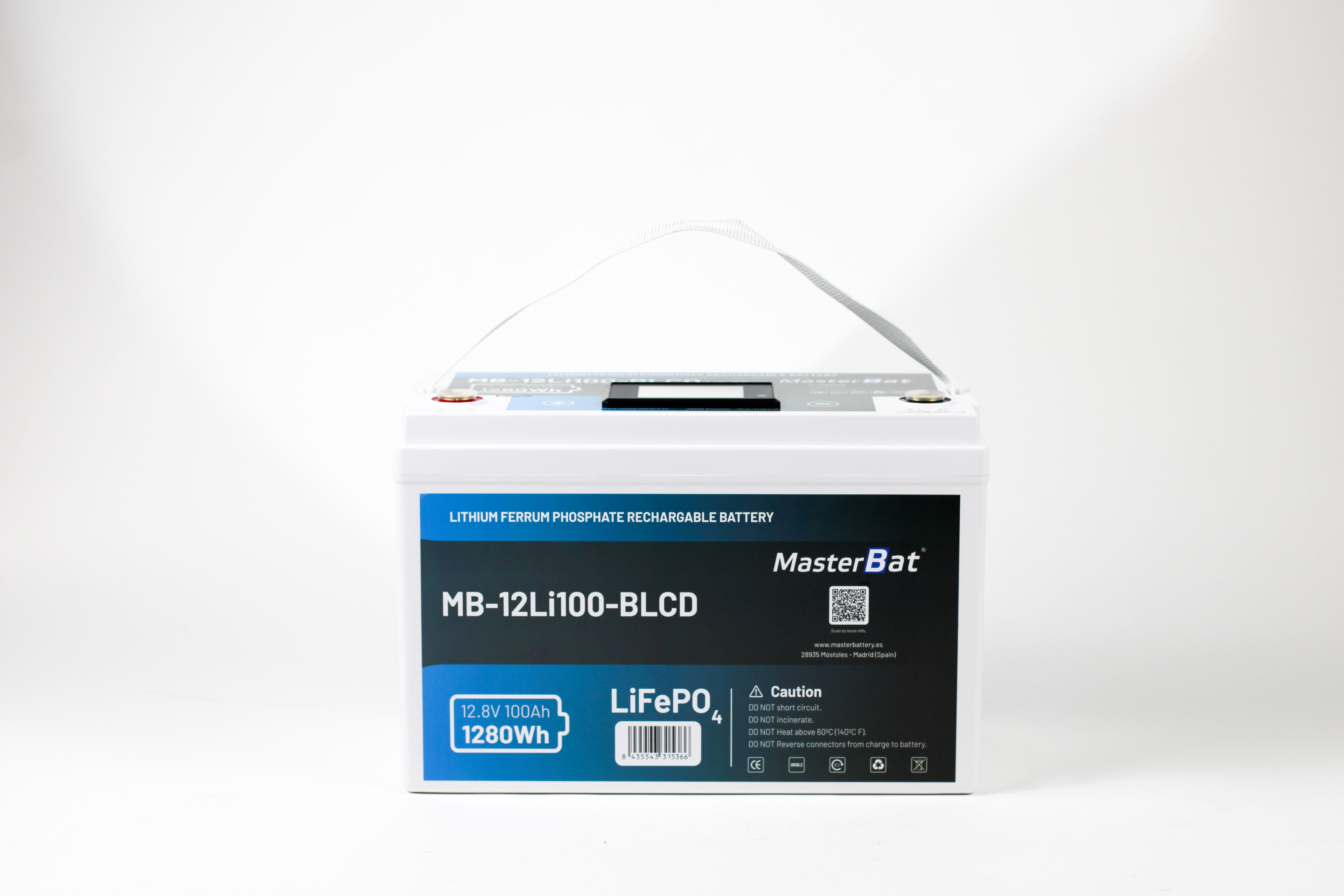 BATERÍA LITIO BLUETOOTH CON PANTALLA LCD 12V 1.2KWH 100AH - 3