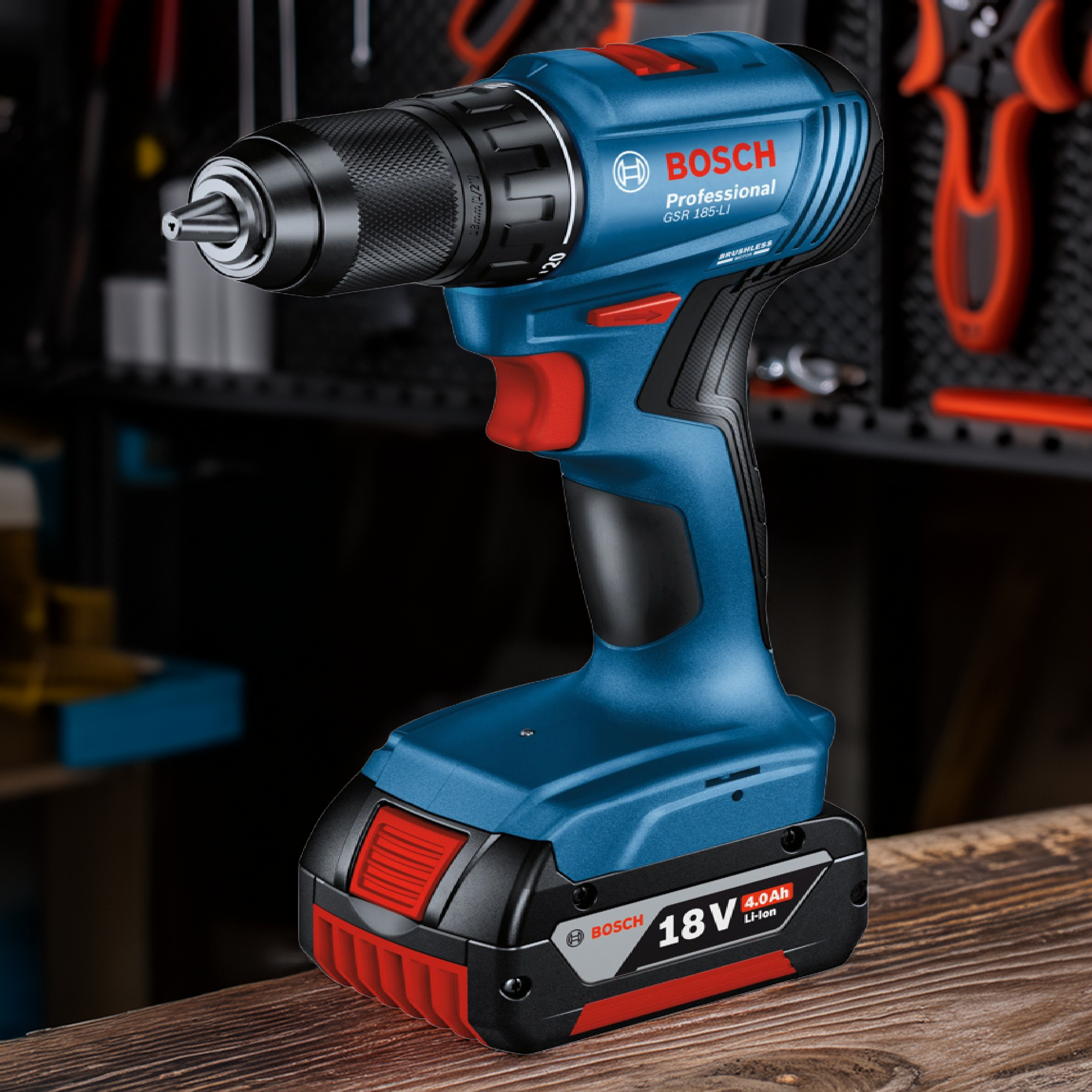 Wiertarko - wkrętarka akumulatorowa 18V 50Nm 2x2Ah GSR 185 BOSCH