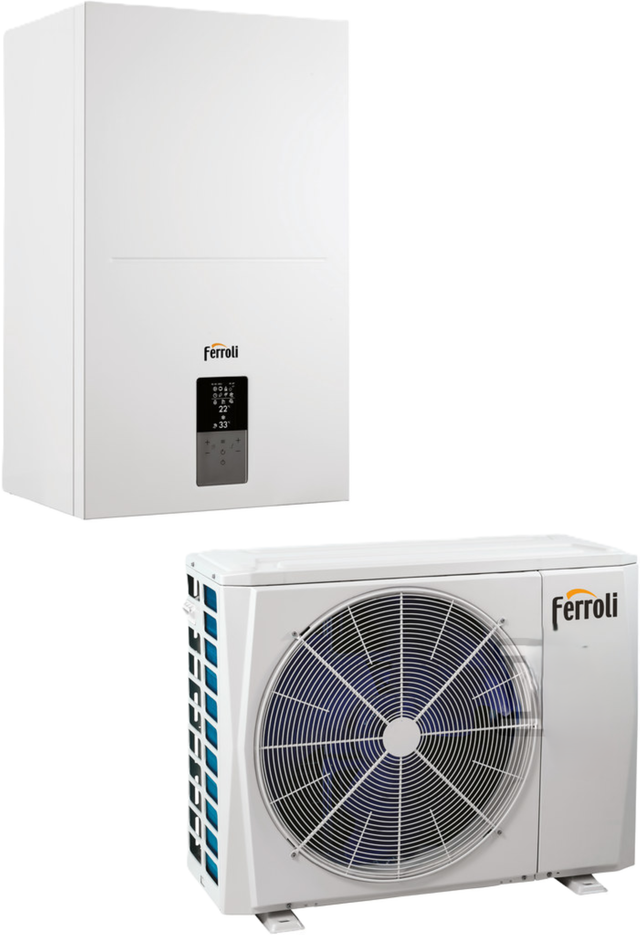 Pompa ciepła powietrzno-wodna 8,3 kW OMNIA S 3.2 HI3 8 split Ferroli
