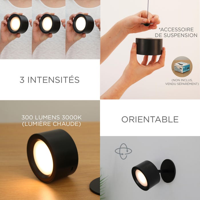 applique sans fil usb rechargeable