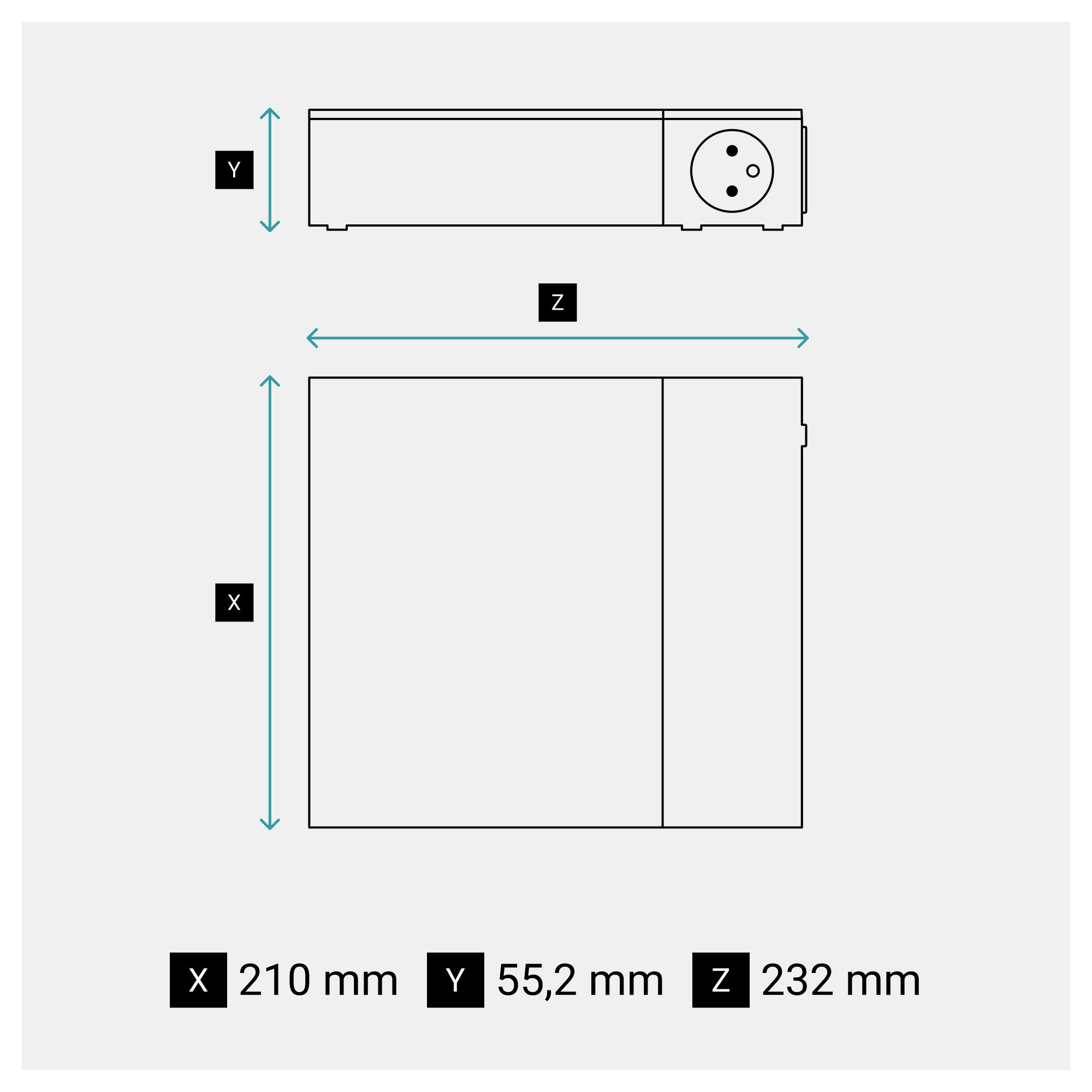 Box multiprise 8 prises noir LEGRAND - 3