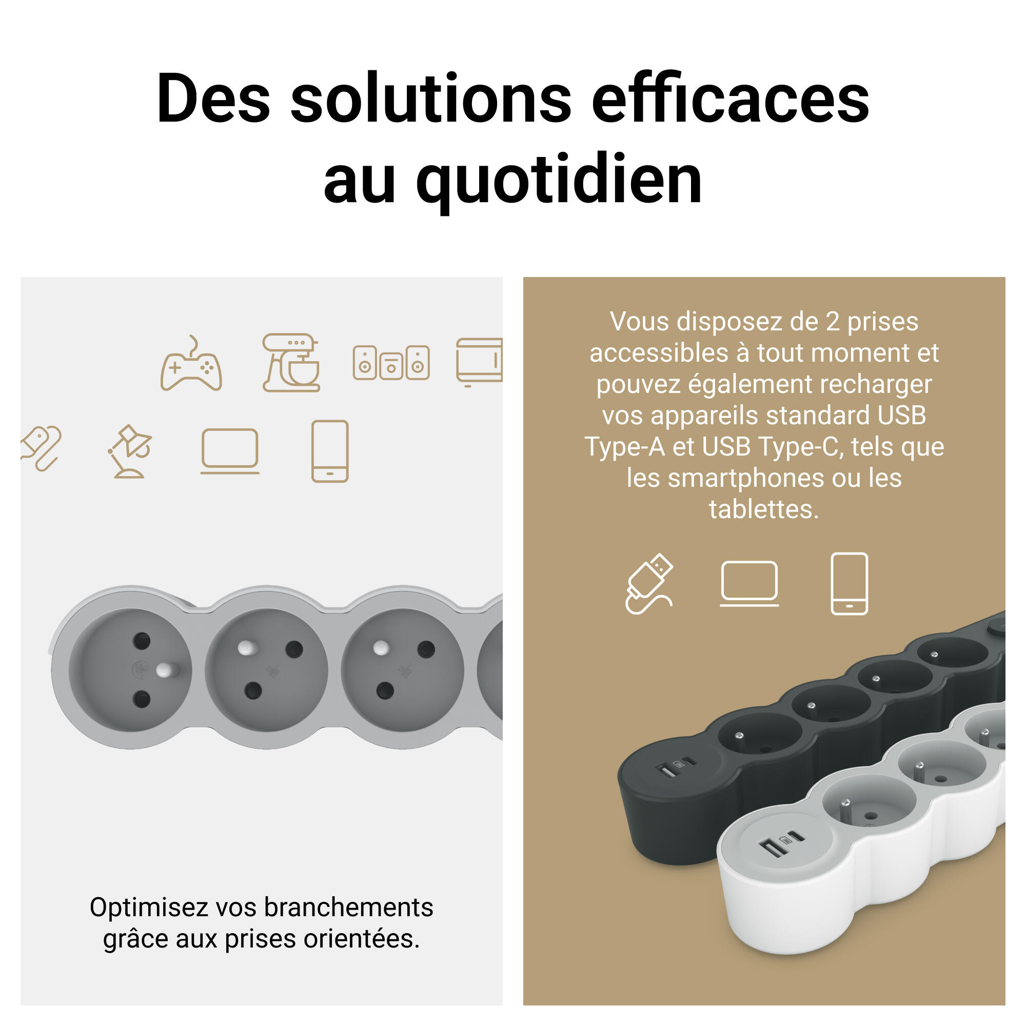 Multiprise 5 prises avec interrupteur, 1.5 m noir LEGRAND - 6