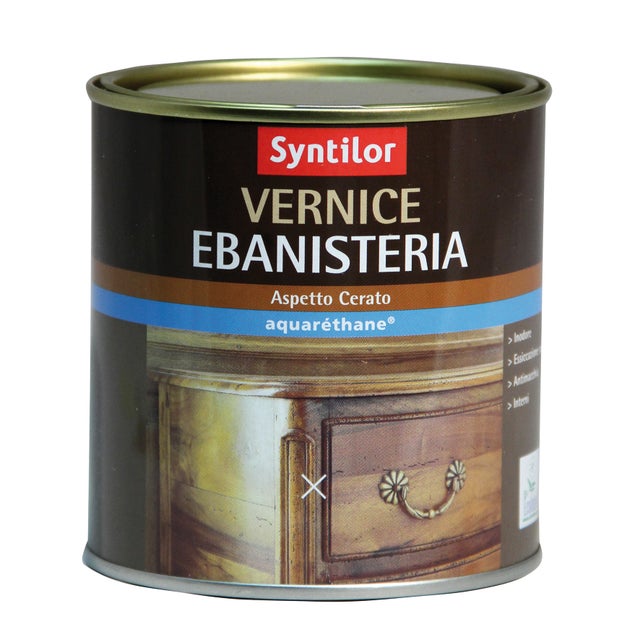 Vernice per legno da interno SYNTILOR Ebanisteria Aquaréthane® noce satinato 0.25 lt