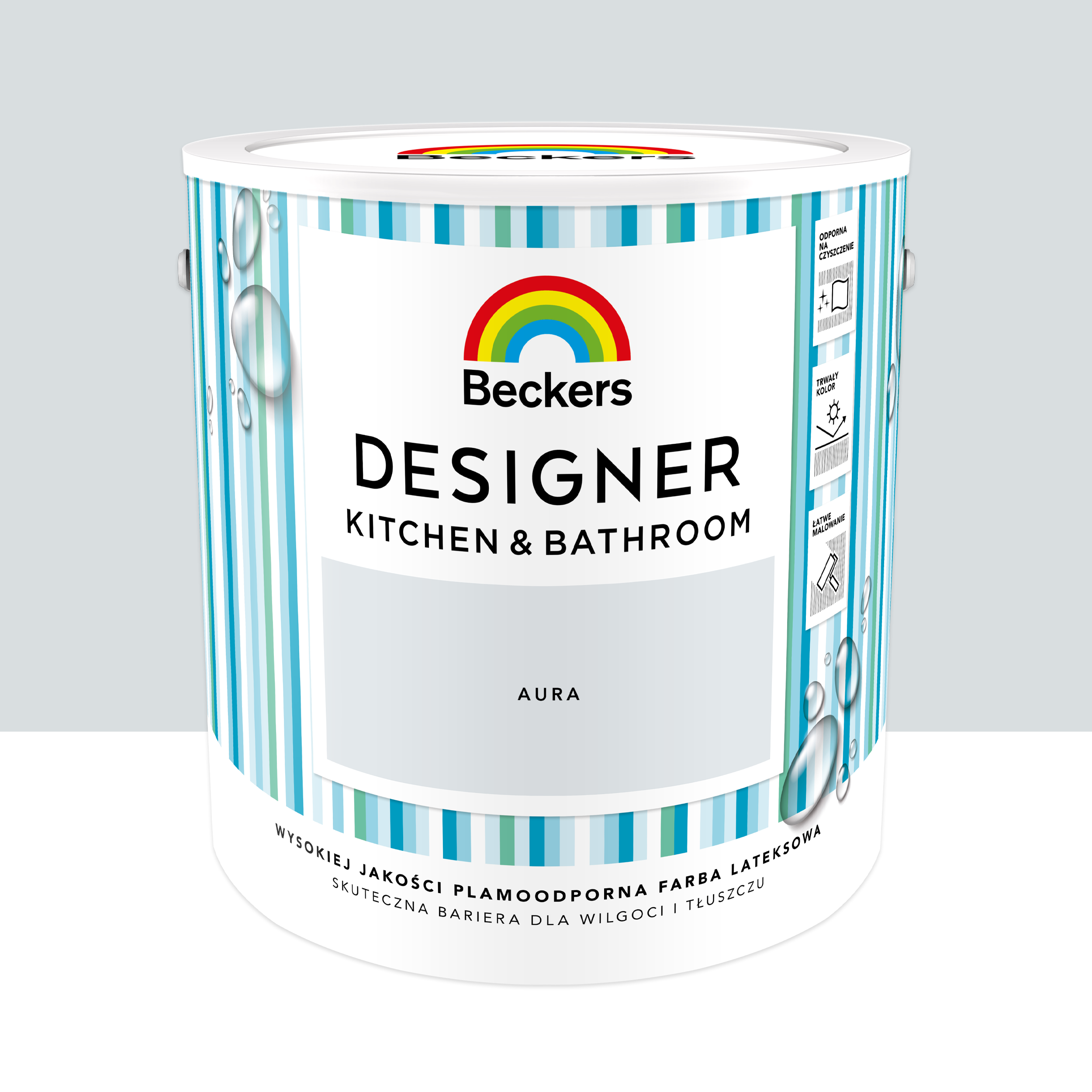 Farba Beckers Designer Kitchen &amp; Bathroom Aura 2.5 l