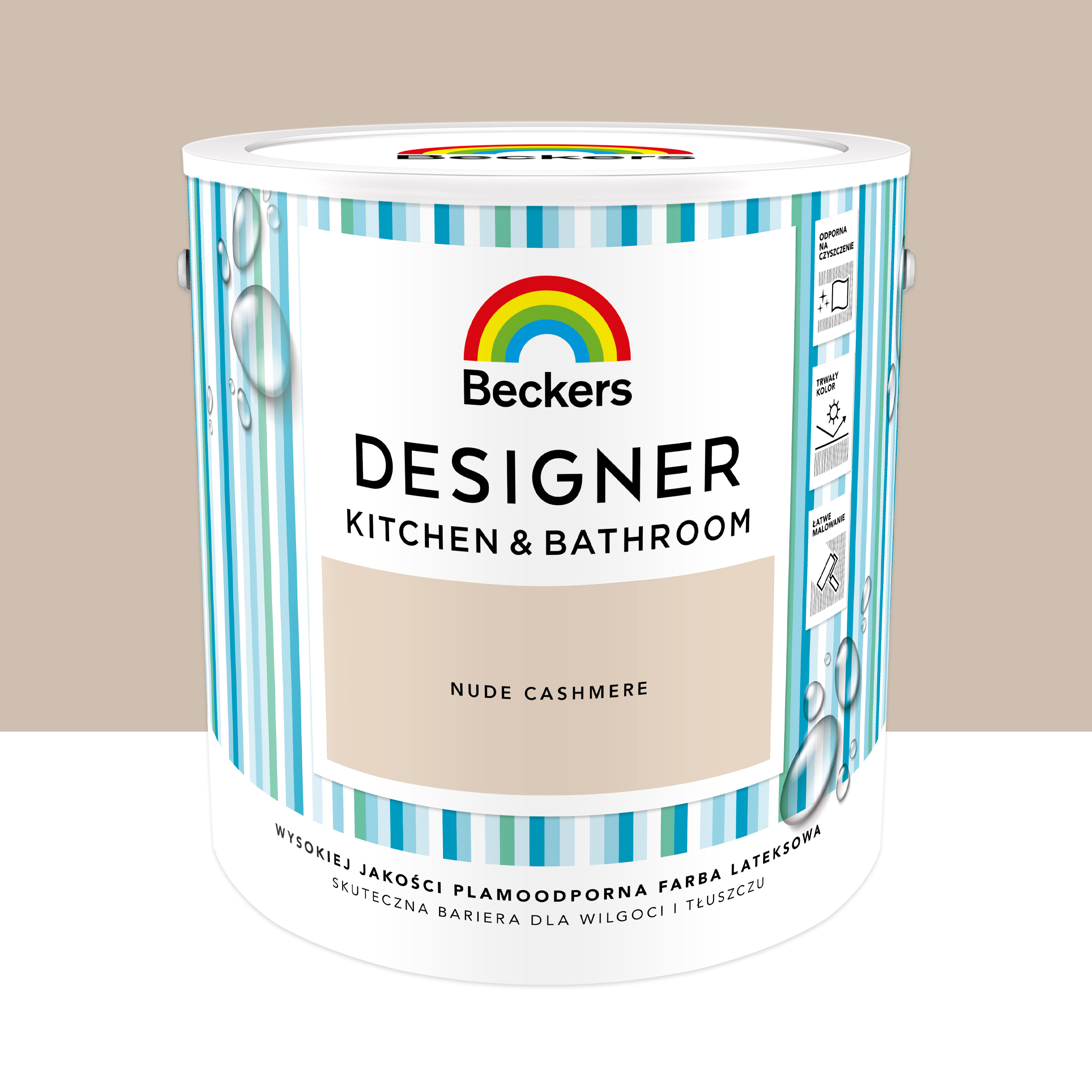 Farba Beckers Designer Kitchen &amp; Bathroom Nude Cashmere 2.5 l