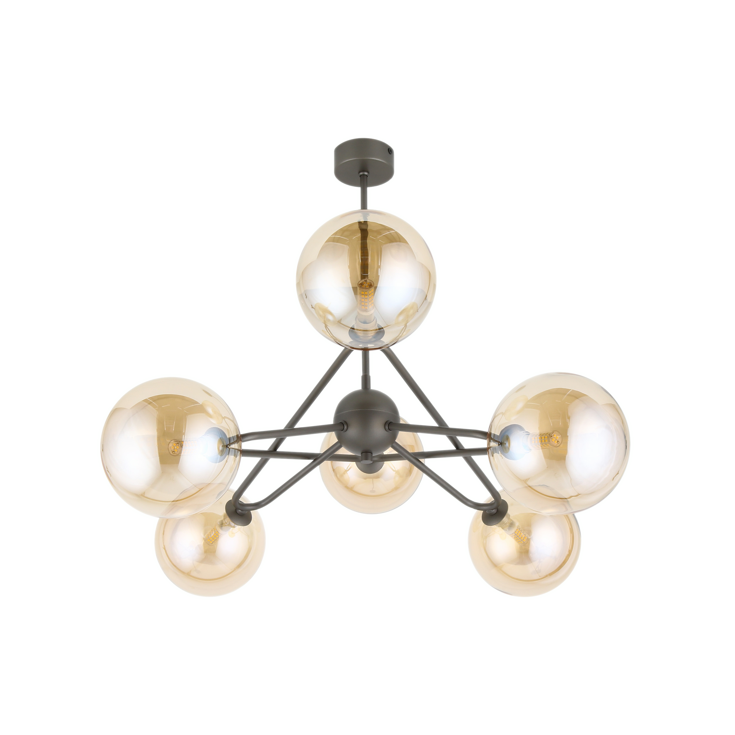Lampa sufitowa Orbit New 6xG9 8W szklane klosze Tk Lighting