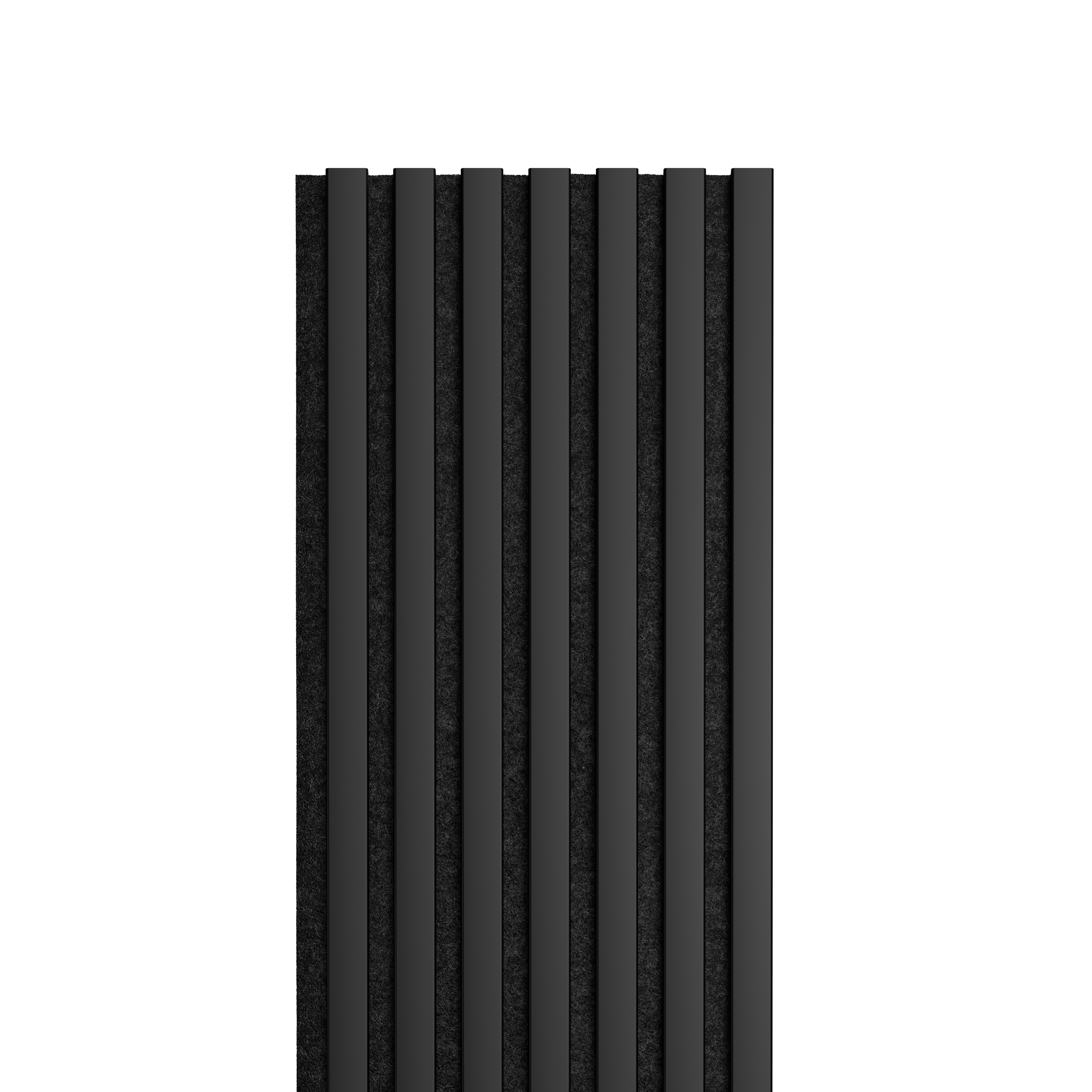 Panneau tasseaux décor noir, fond feutrine noir, 270 x 30 cm - 7