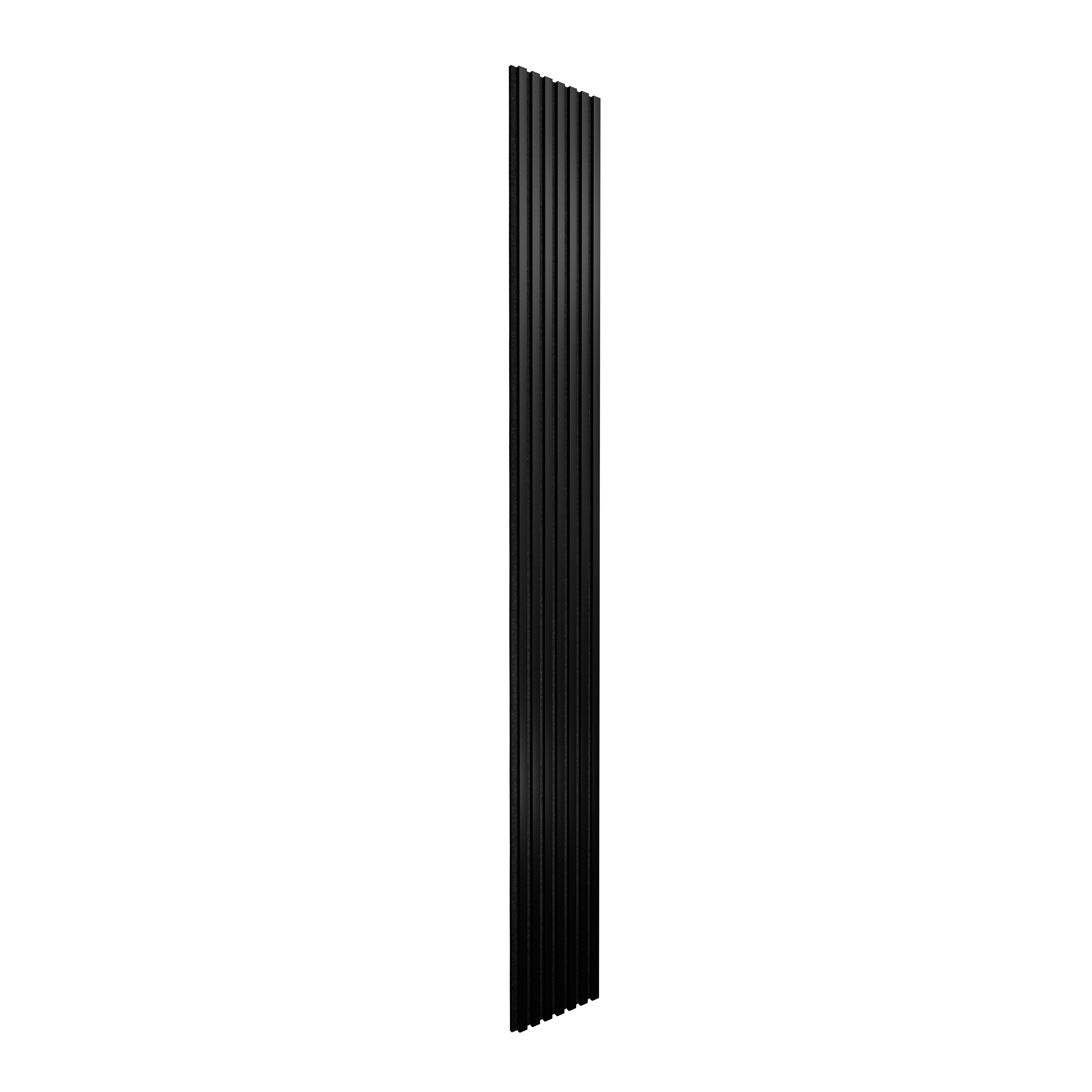 Panneau tasseaux décor noir, fond feutrine noir, 270 x 30 cm - 6
