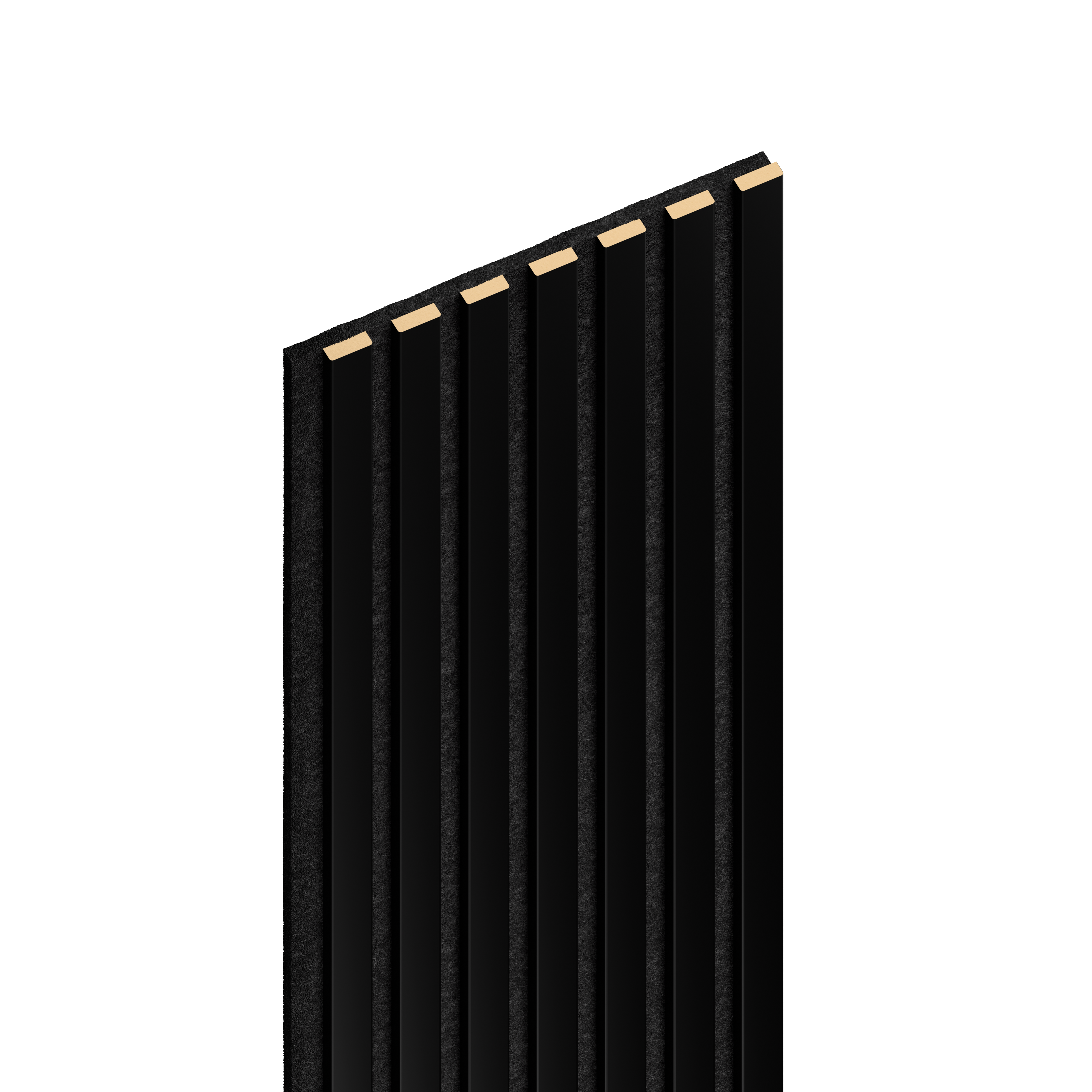 Panneau tasseaux décor noir, fond feutrine noir, 270 x 30 cm - 8