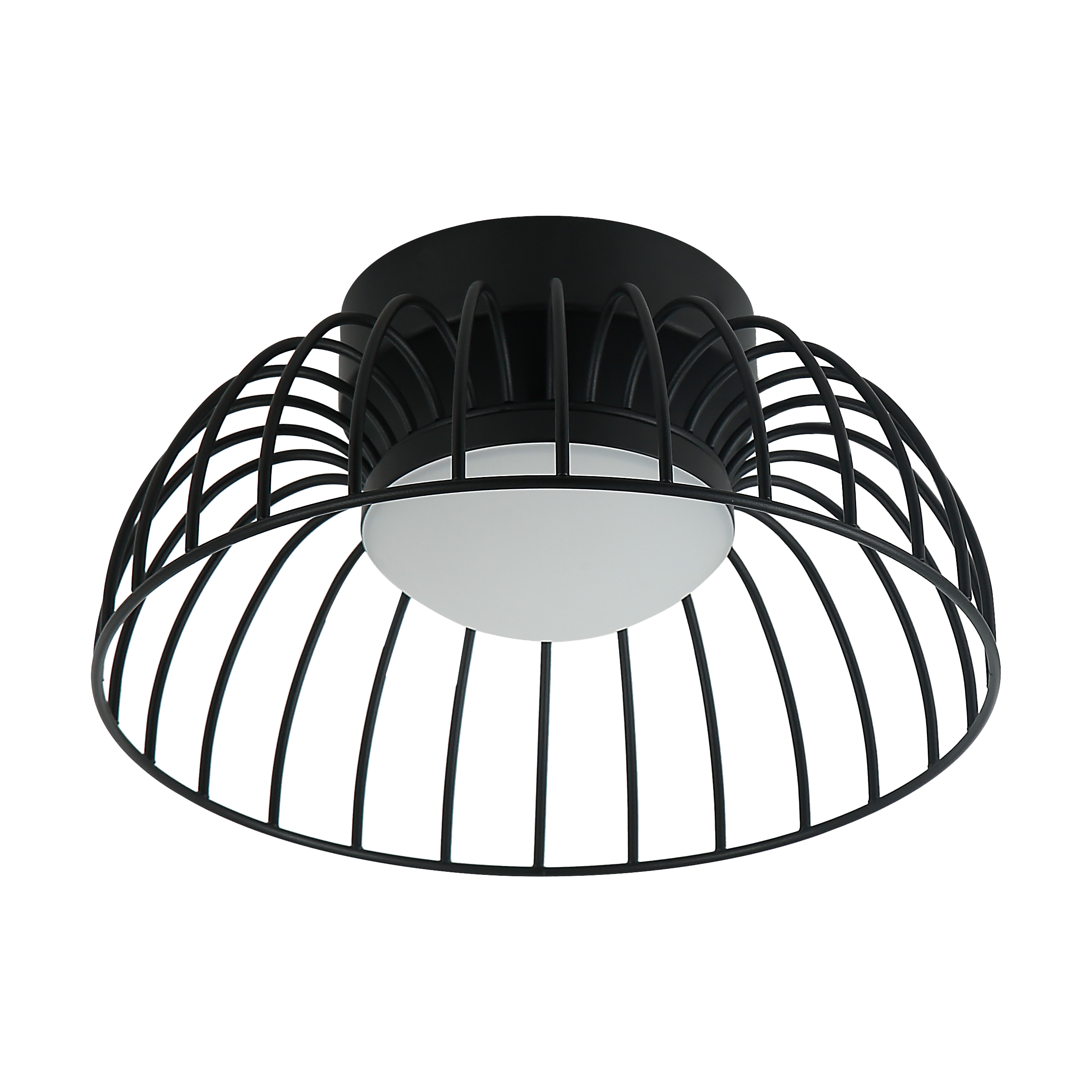 Lampa sufitowa Betsy LED 1472 lm 12W barwa ciepła czarna Lamkur