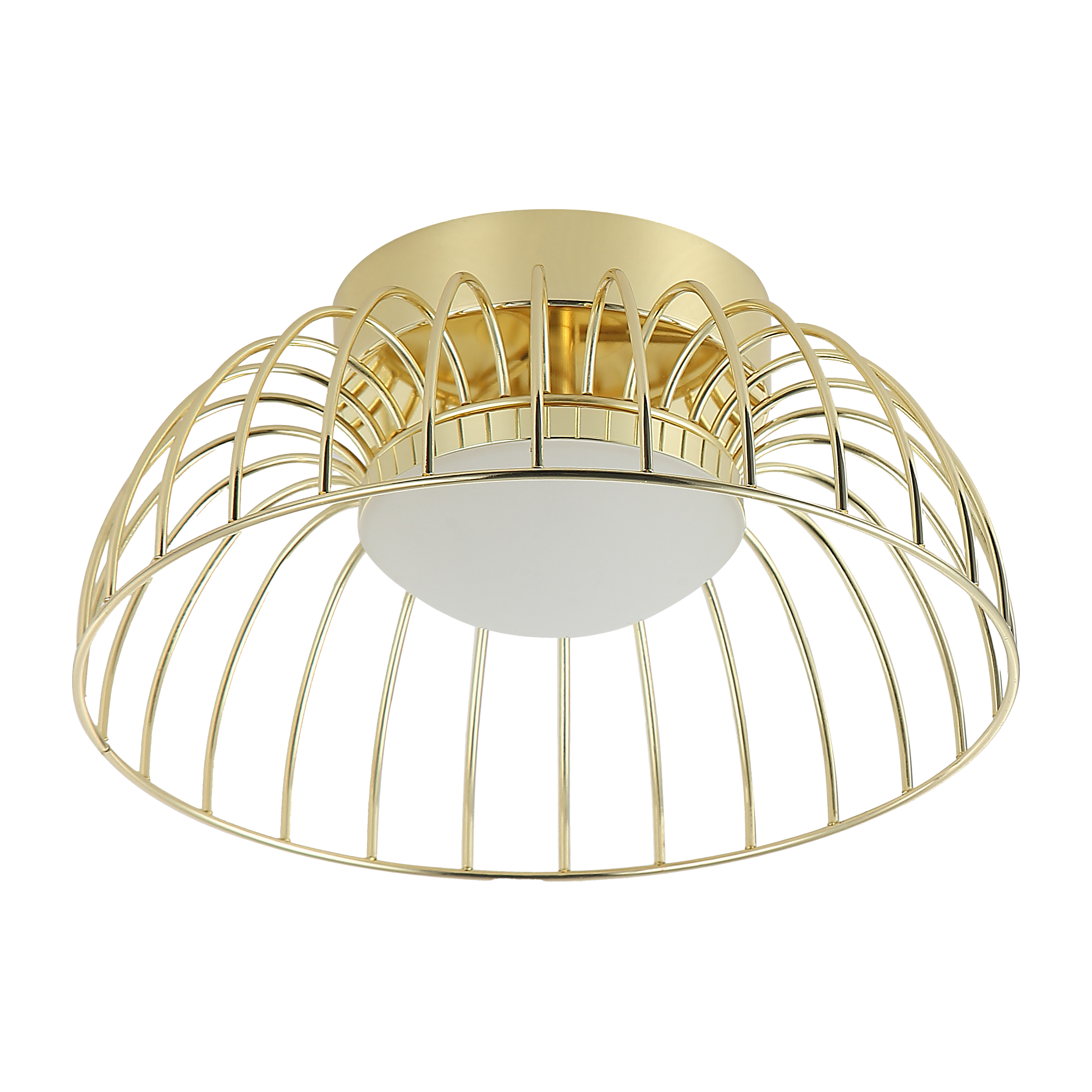 Lampa sufitowa Betsy LED 1472 lm 12W barwa ciepła złota Lamkur