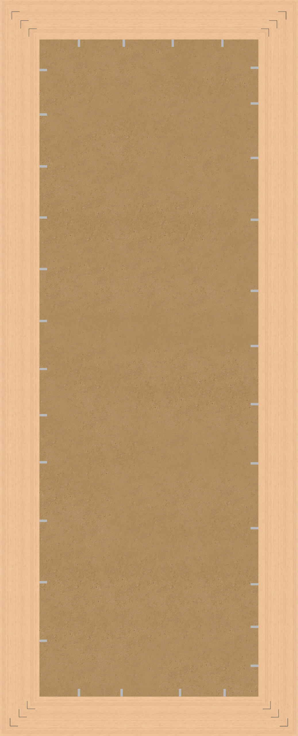 Specchio rettangolare in legno bianco 70 x 180 cm - 3