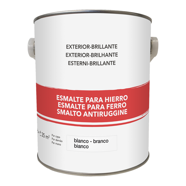 Vernice da esterno antiruggine per ferro bianco lucido, 2.5 l