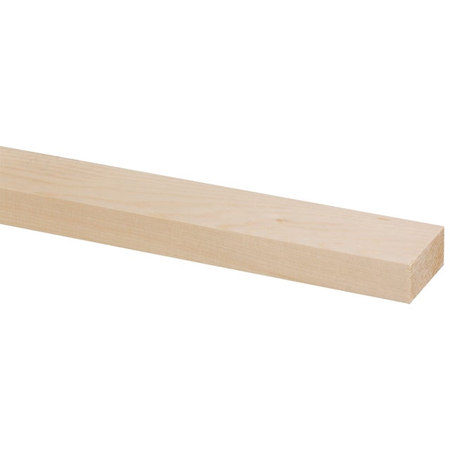 Ripas de madeira aplainada CASQUINHA BRANCA 27X44X2000MM (PACK 6 UN)