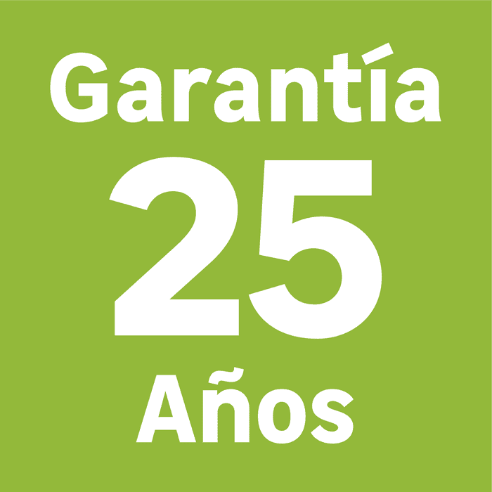 garantia 25 años