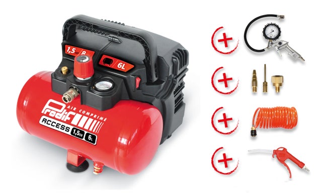 Compresseur 6L 1.5CV 8 bars 01906SHKNH PRODIF