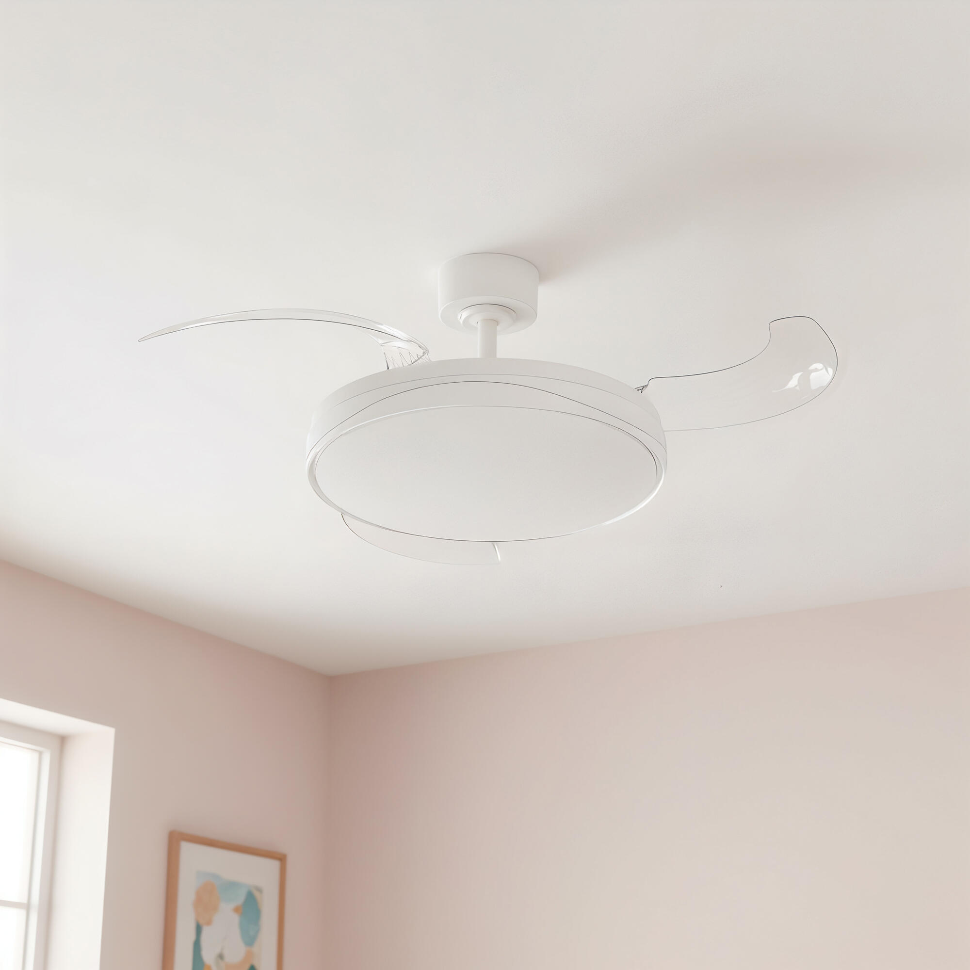 Ventilador de techo con luz silencioso DC 30W con mando ø107 cm Rex ARTE CONFORT blanco luz CCT 3 aspas| 6 velocidades| modo verano/invierno| temporizador| brisa| recomendado de 13 a 20m² - 4
