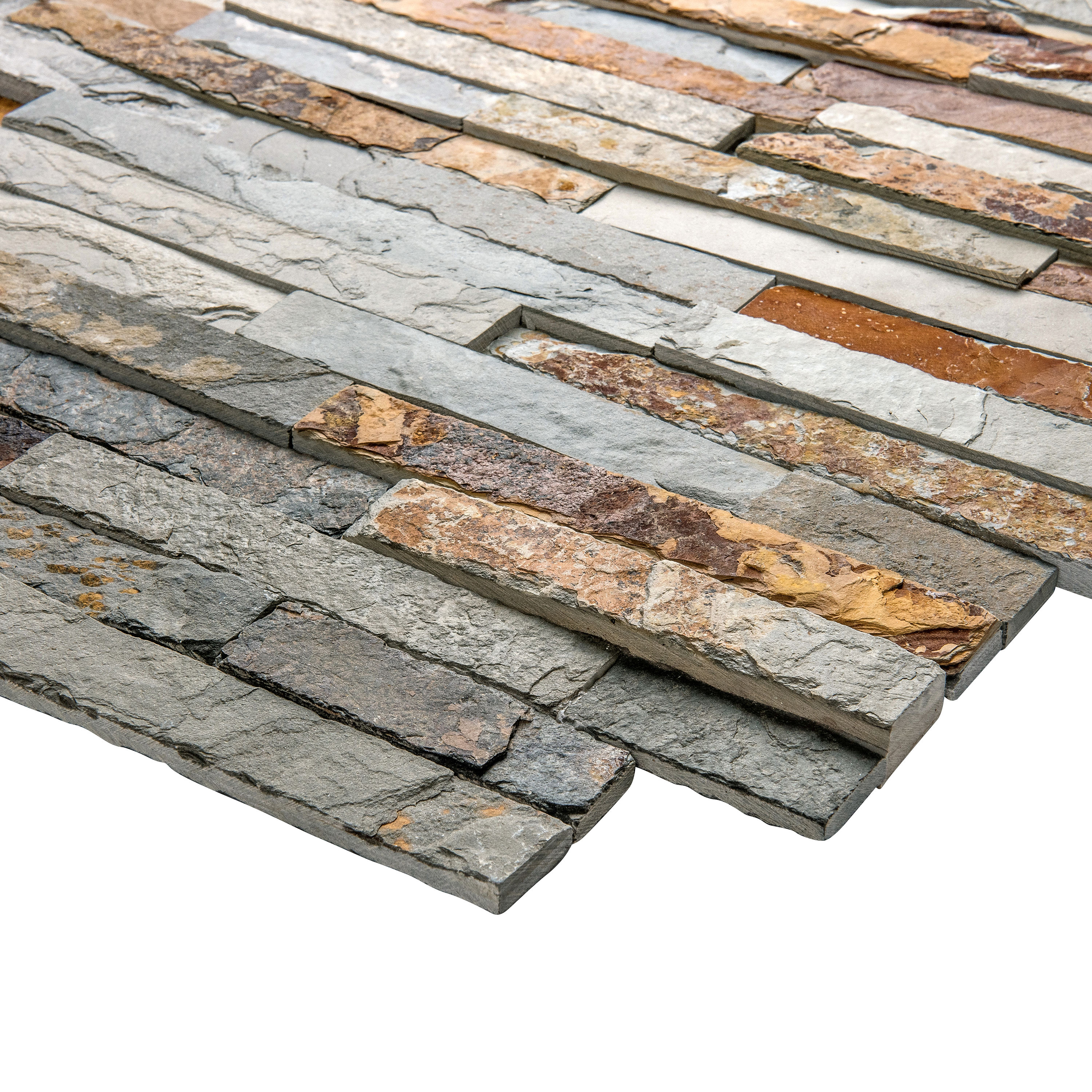 Rivestimento decorativo in pietra Toluca multicolore da interno / esterno 0.54 m² - 11