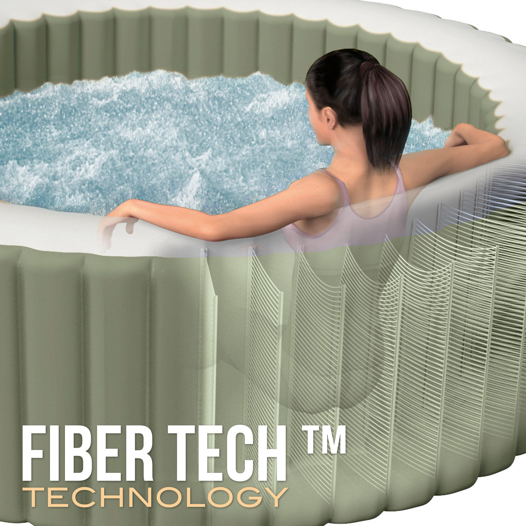 Spa inflável Purespa Olive 216x71 cm Intex - 9
