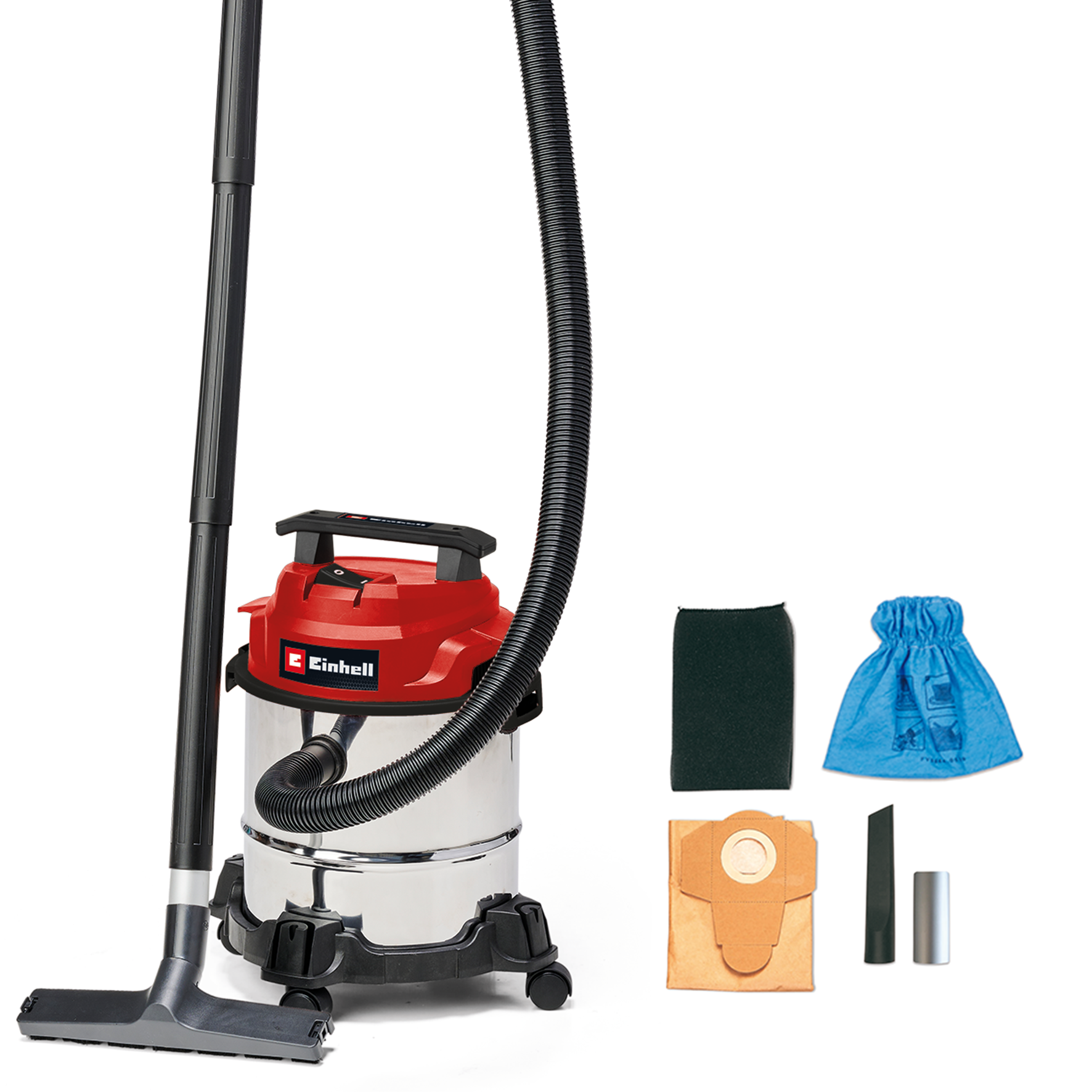 Aspirador a seco e húmido inox 1250 W Einhell TC-VC 1812/1S - 2