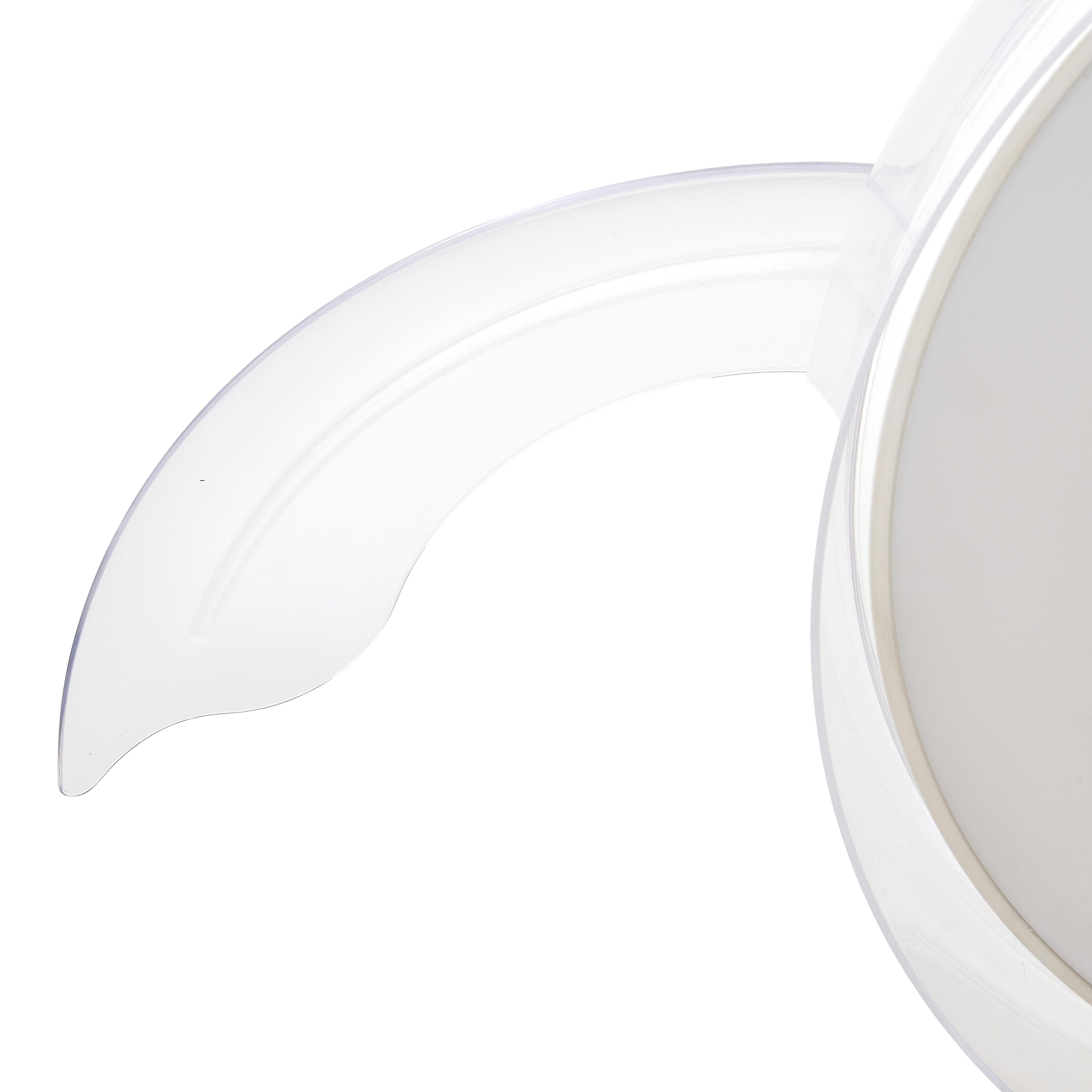 Ventilador de techo con luz silencioso DC 25W con mando ø91 cm Glass Fan MANTRA blanco luz CCT 3 aspas retráctiles tipo lámpara| 8 velocidades| recomendado para <13m² - 11
