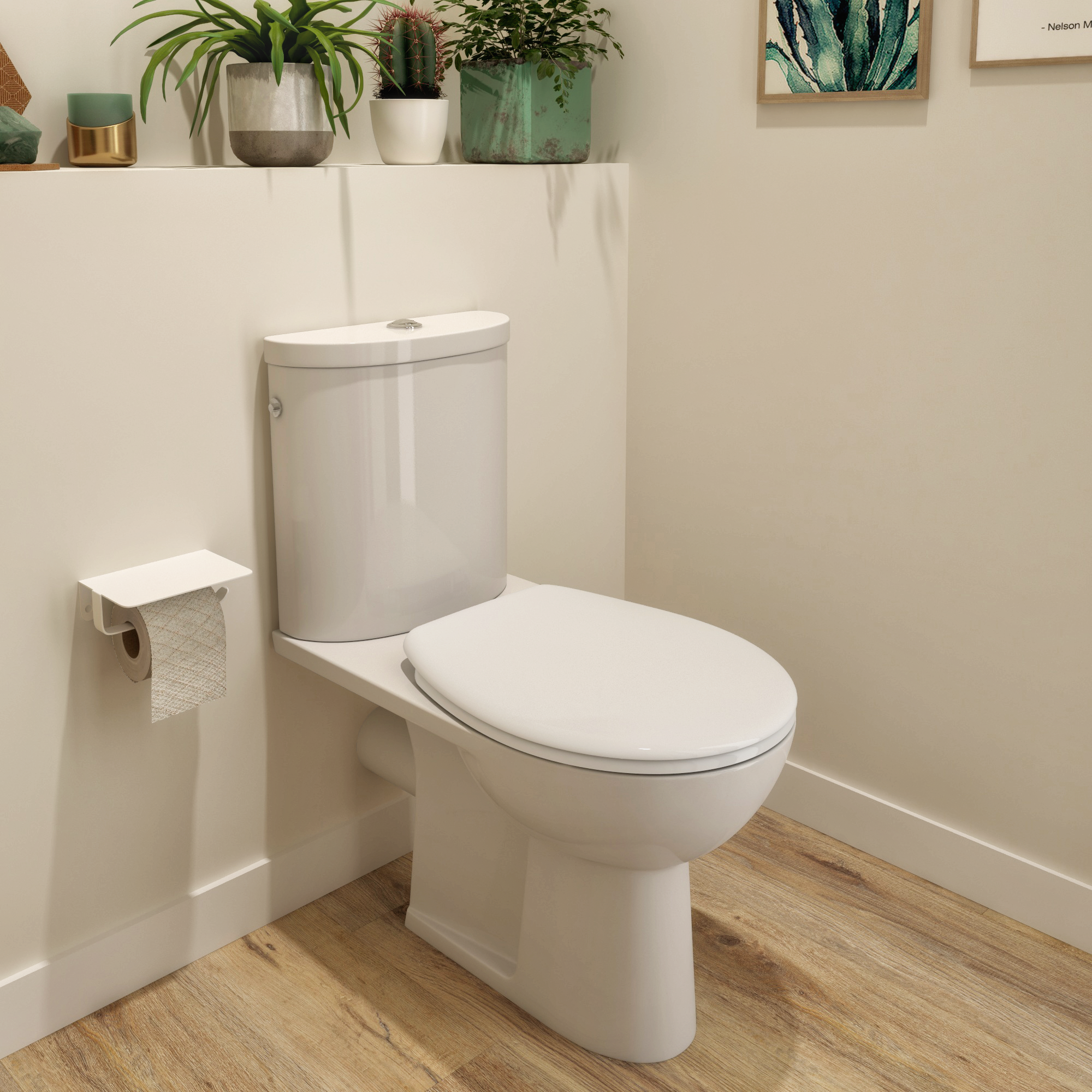Abattant WC polypropylène blanc SENSEA Essential - 5
