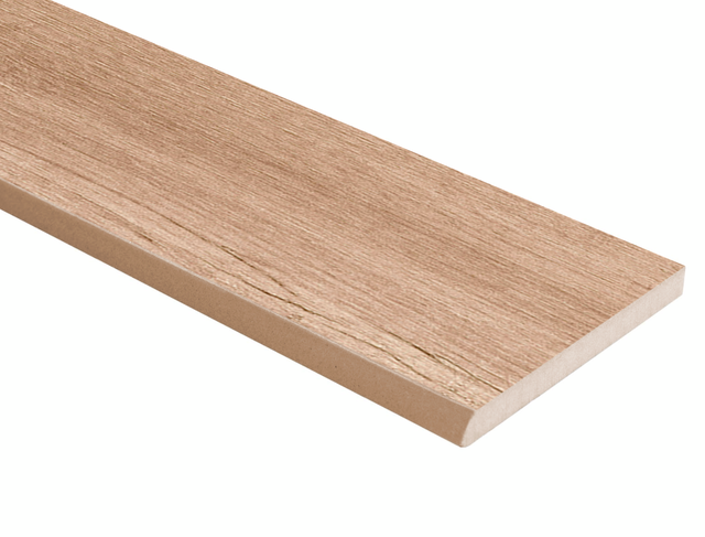 Pack de 4 Rodapiés cerámico HARMONY 120x9 cm madera natural ARTENS