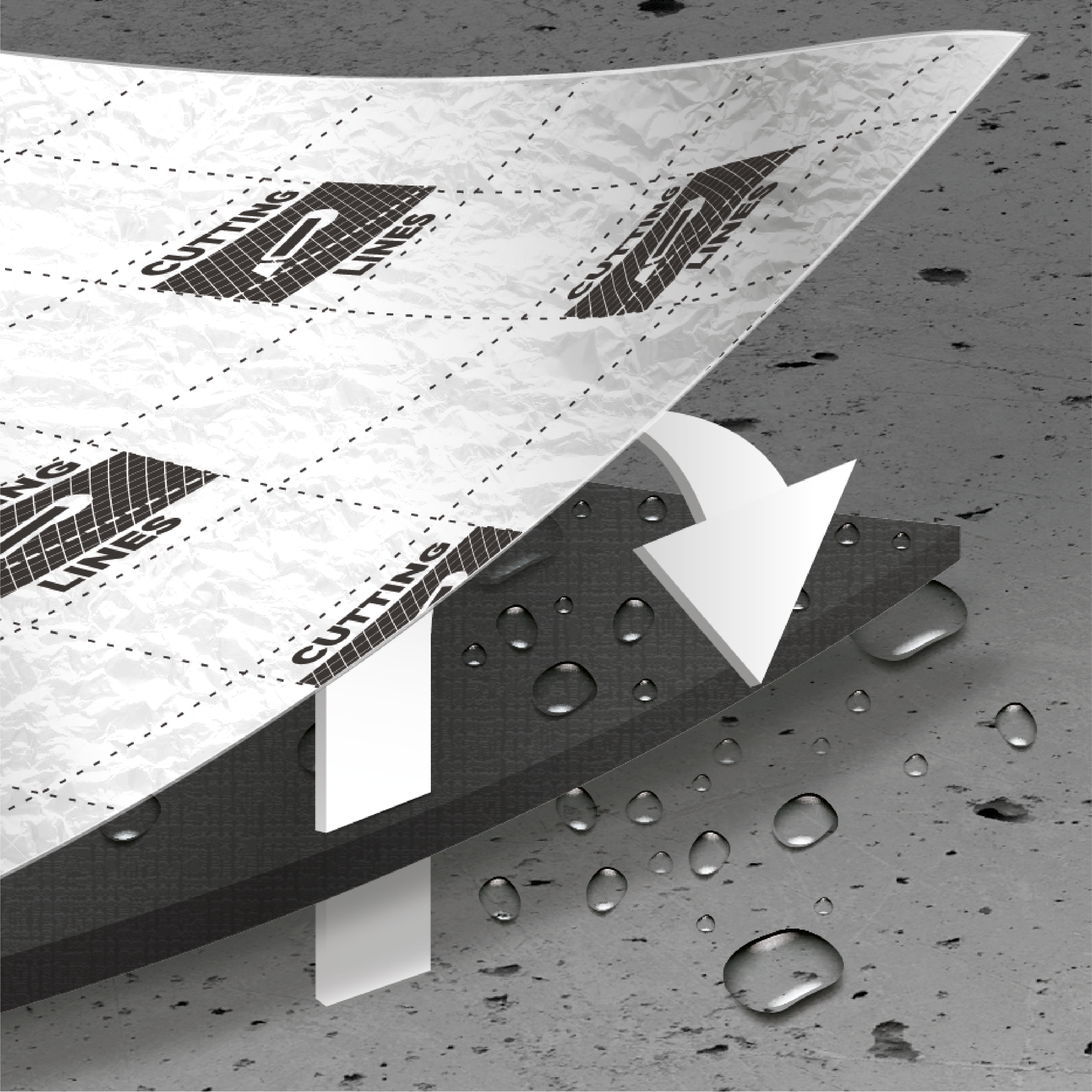 Sous-couche sol stratifié, Thermo compensation Ep.5 mm AXTON, 5.5 m² - 4