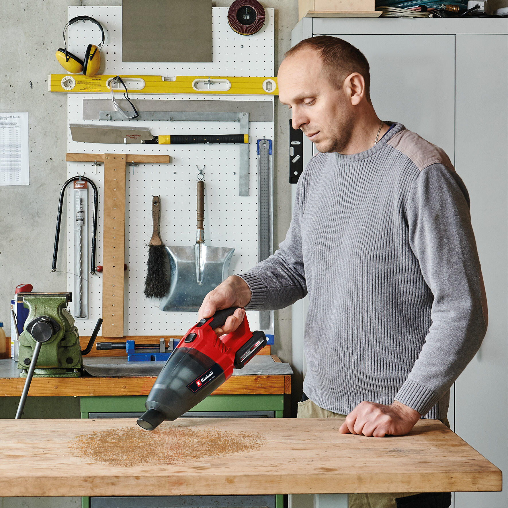 Mini aspirador 18V 0,5L Einhell TE-CV 18 LI-SOLO - 5