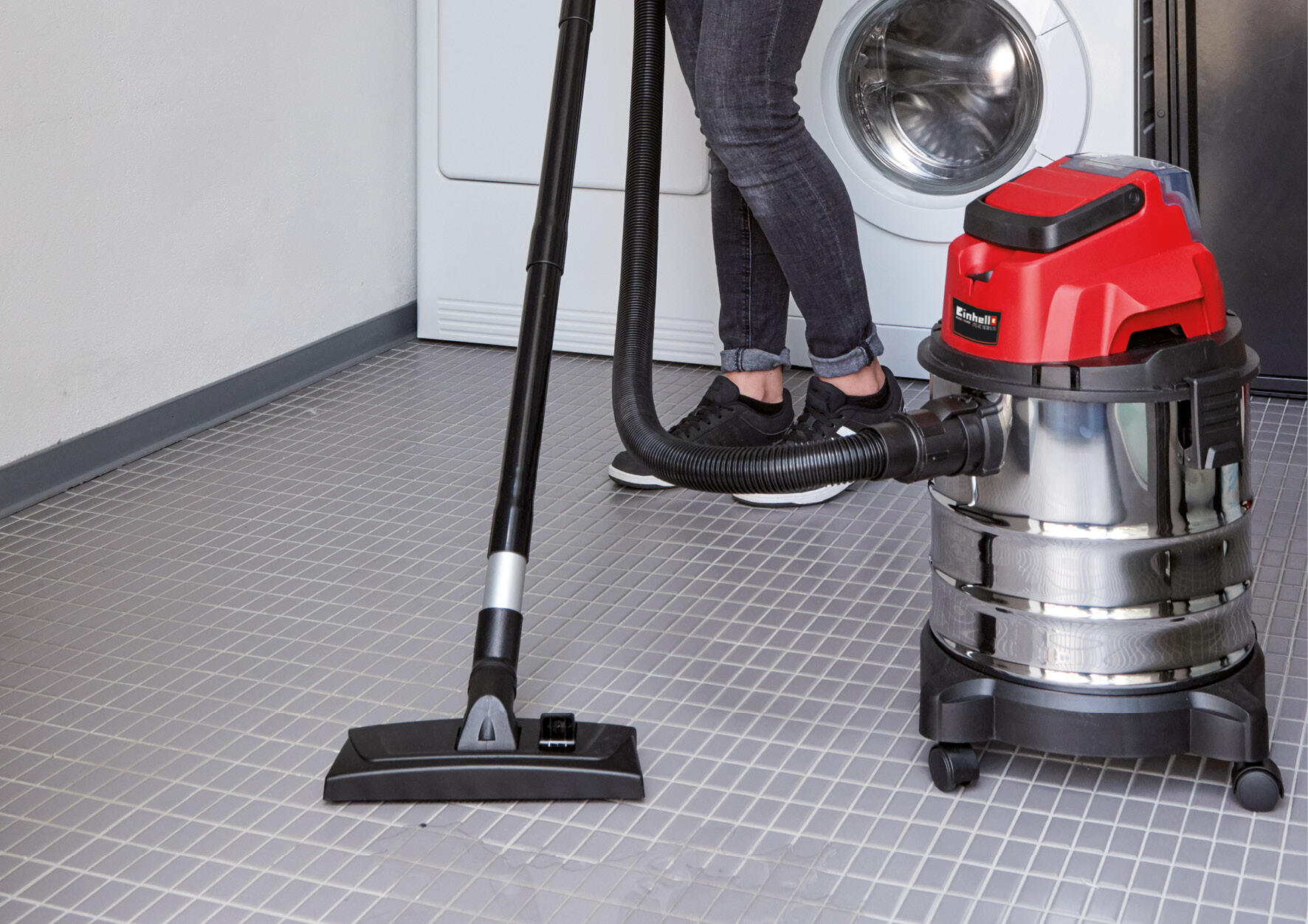 Aspirador sólidos/líquidos sem fios 20L 18V Einhell TC-VC 18/20 Li S-Solo - 5