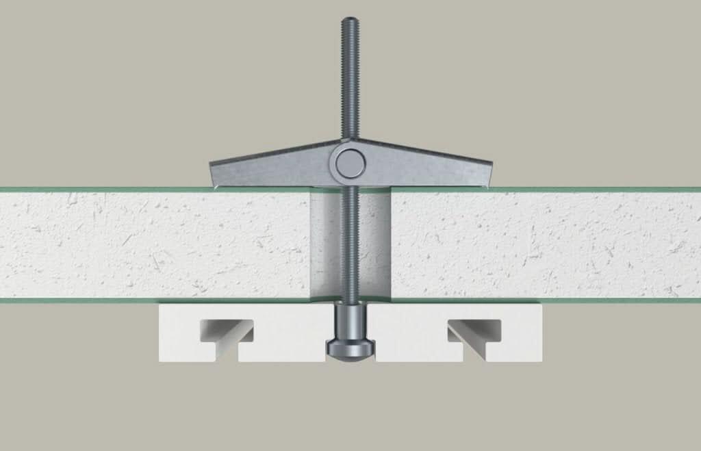 2 Taco de vuelco con resorte fischer KD 4K para pared hueca 14x105 mm - 3