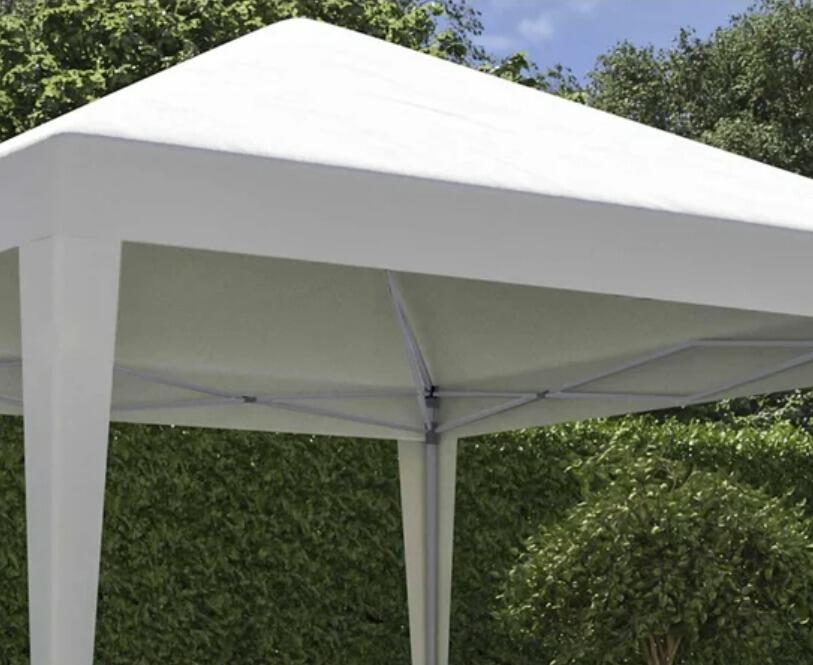 Tenda dobrável de metal 295x295 cm branco Naterial Eori II - 2