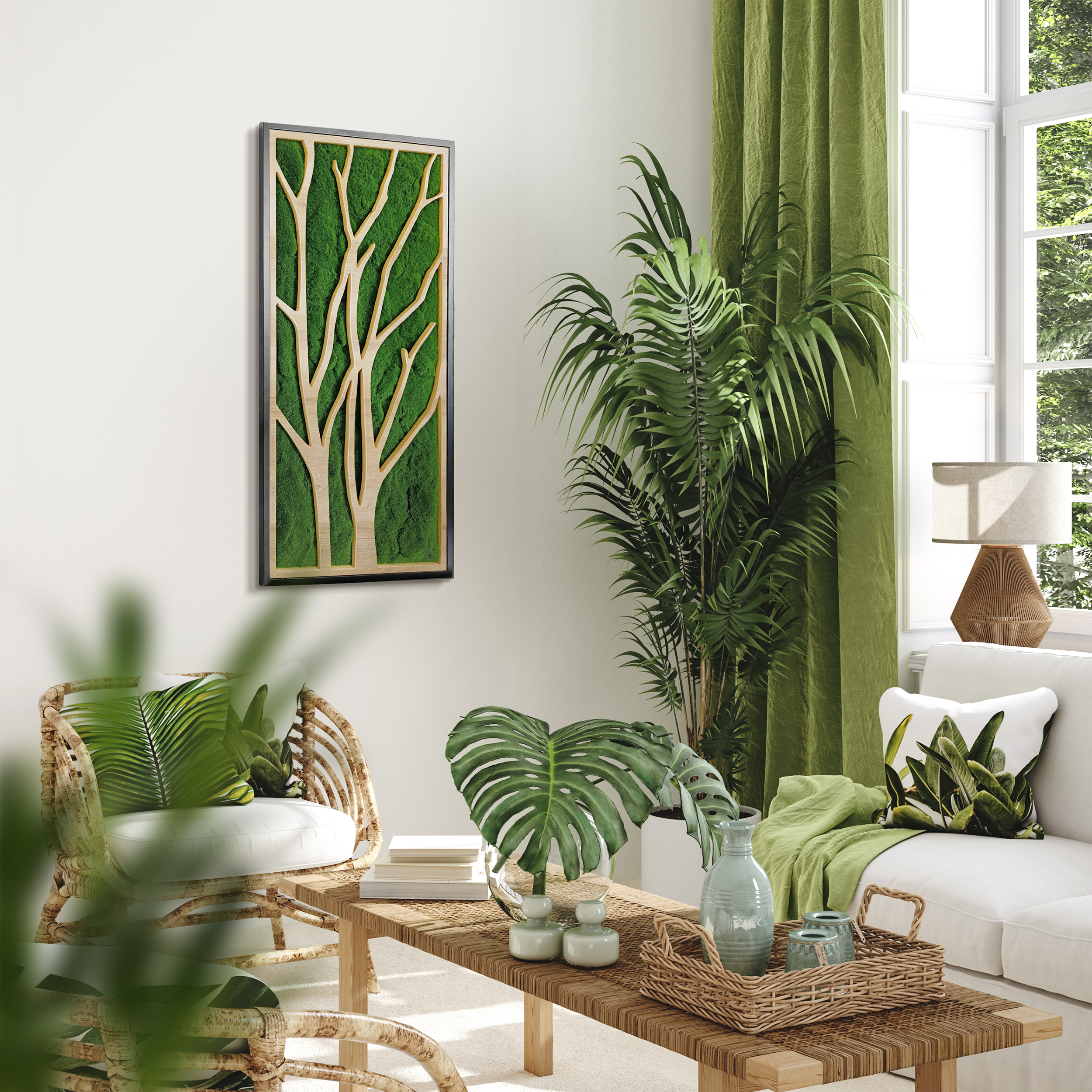 Obraz Green Deco Tree 50 x 100 cm - 4